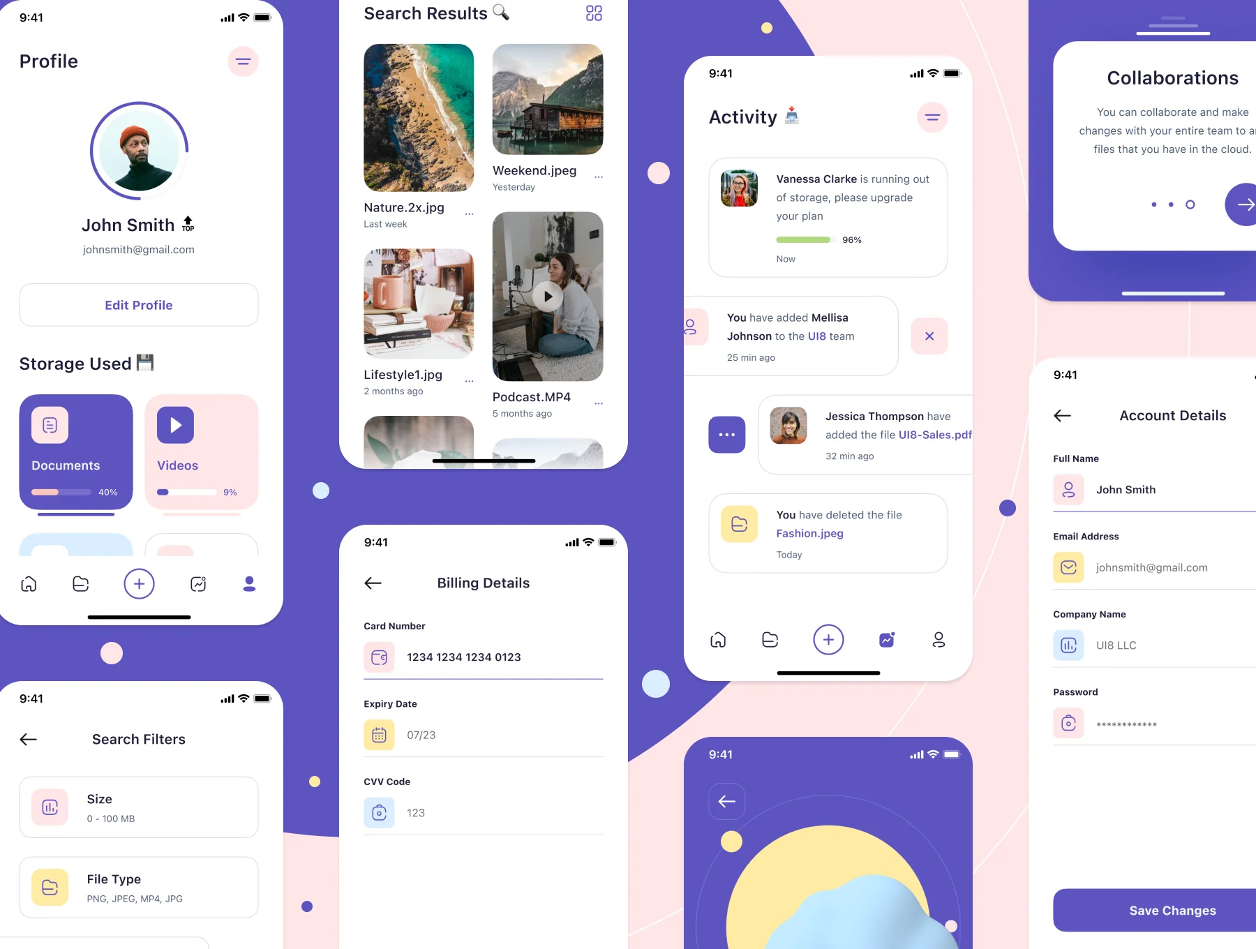 Atlas - File Manager iOS UI Kit 2