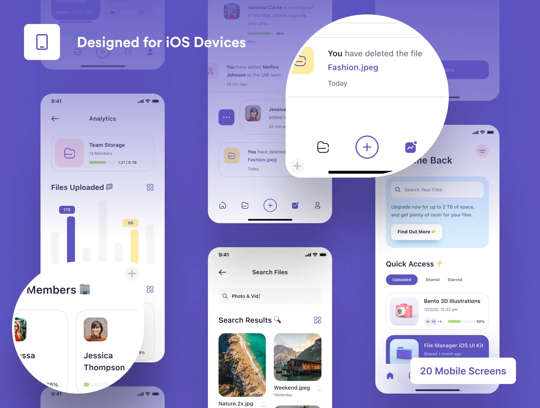 Atlas - File Manager iOS UI Kit 6