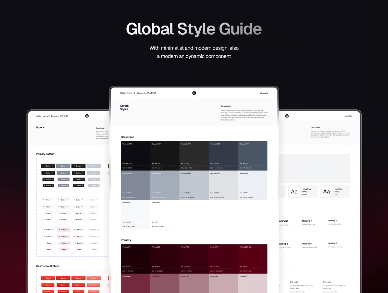 Atélier - Luxury E-Commerce Web UI Kit 3
