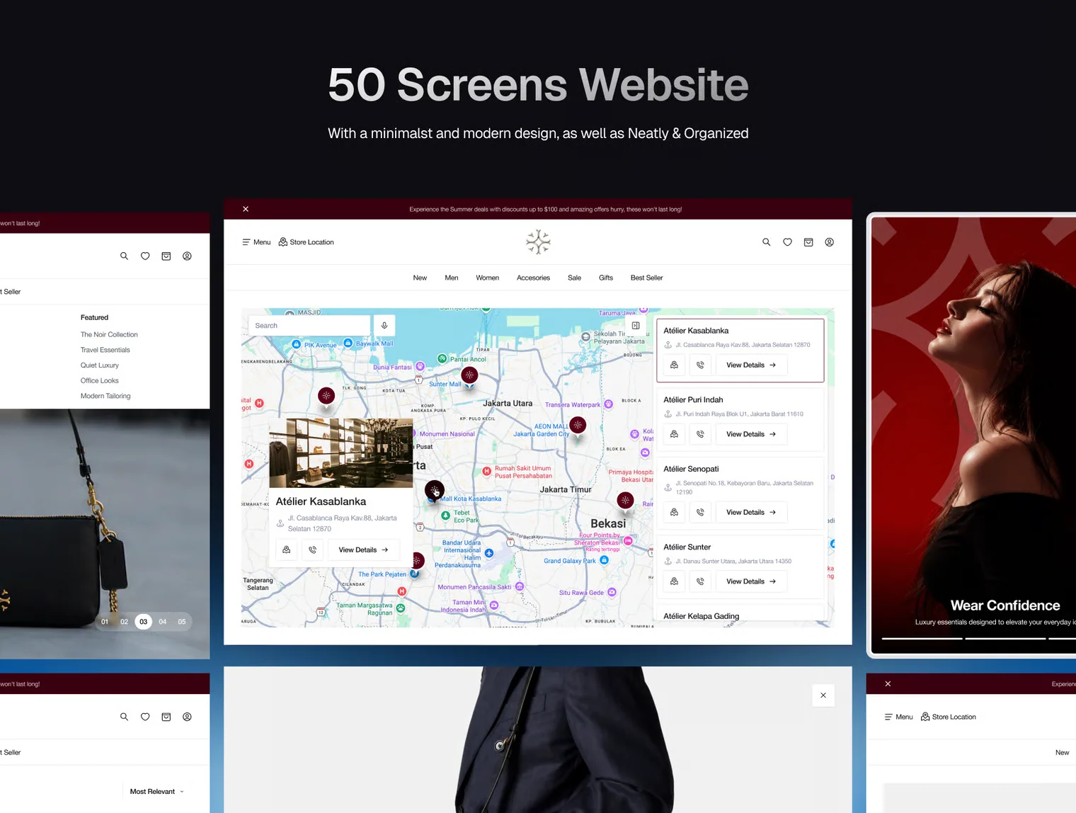 Atélier - Luxury E-Commerce Web UI Kit 5
