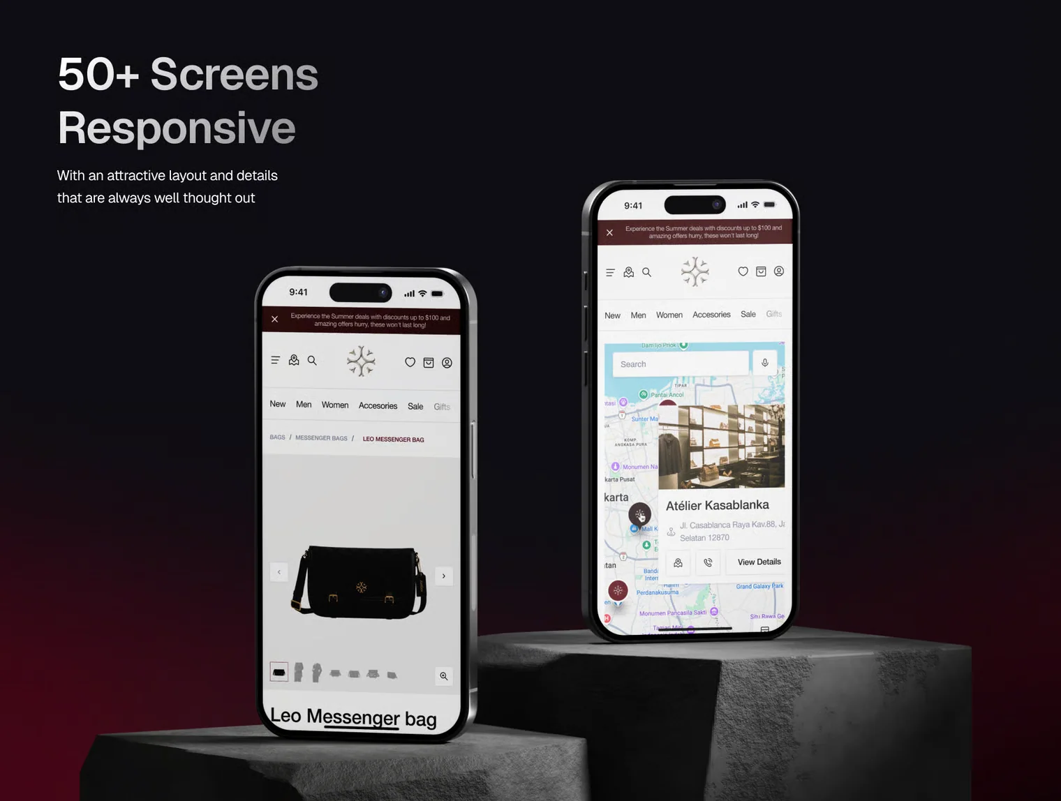 Atélier - Luxury E-Commerce Web UI Kit 6