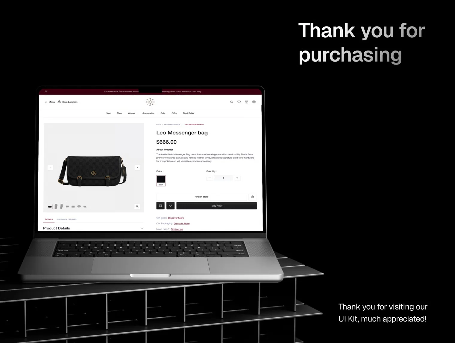 Atélier - Luxury E-Commerce Web UI Kit 8