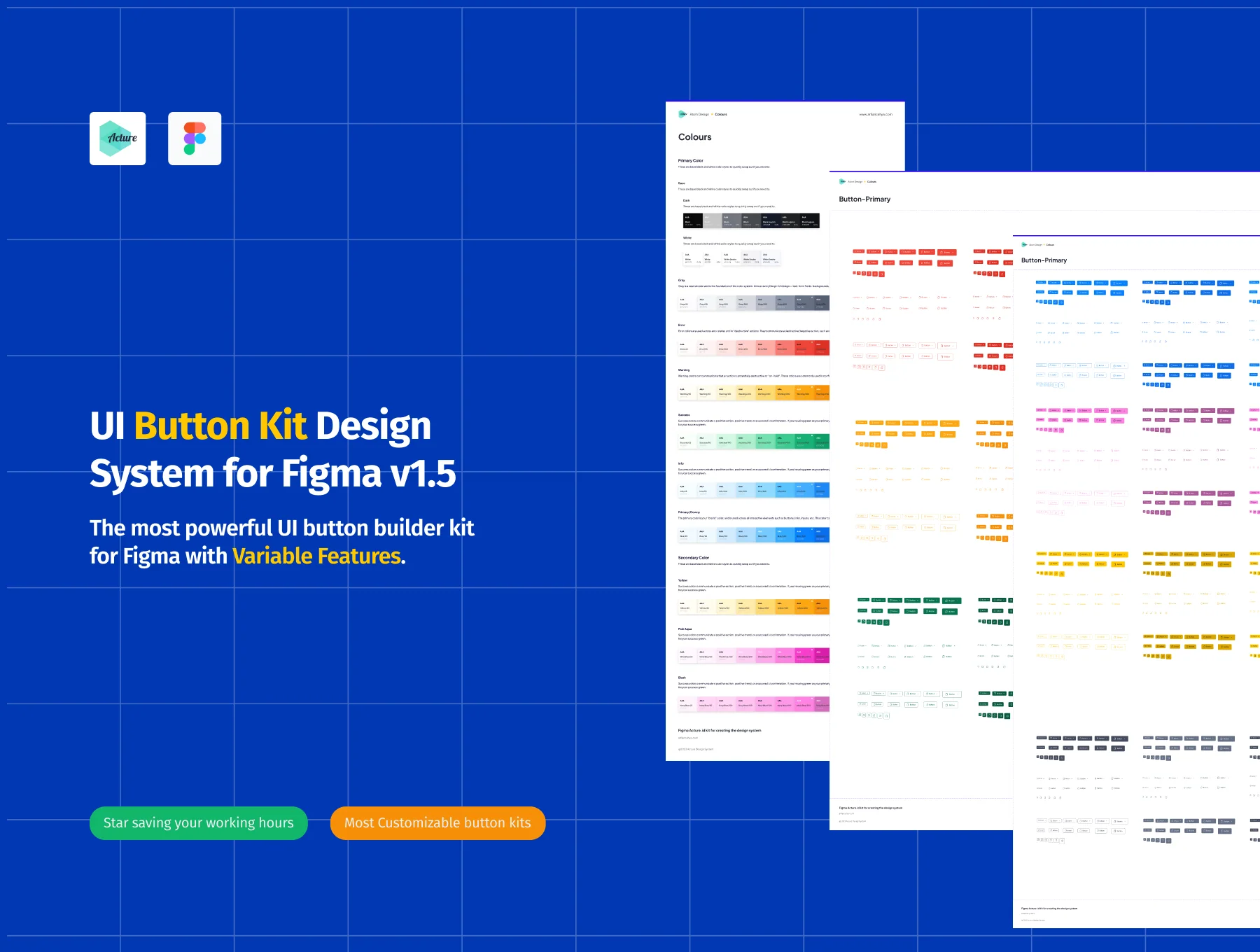 Atomic Design System Starter UI Kits For Figma (v1.5)
