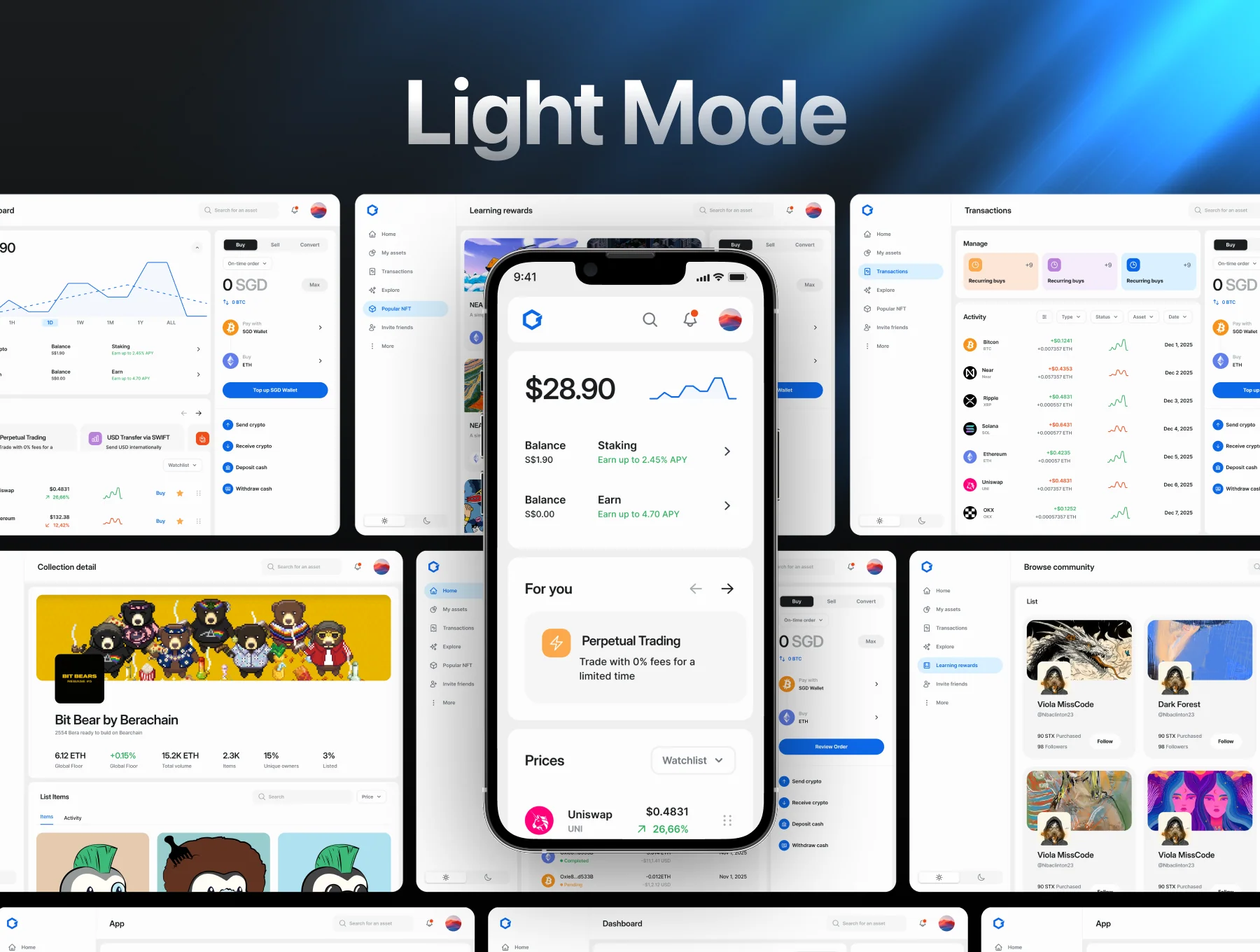 Atron – Trading Crypto Dashboard UI Kit 5
