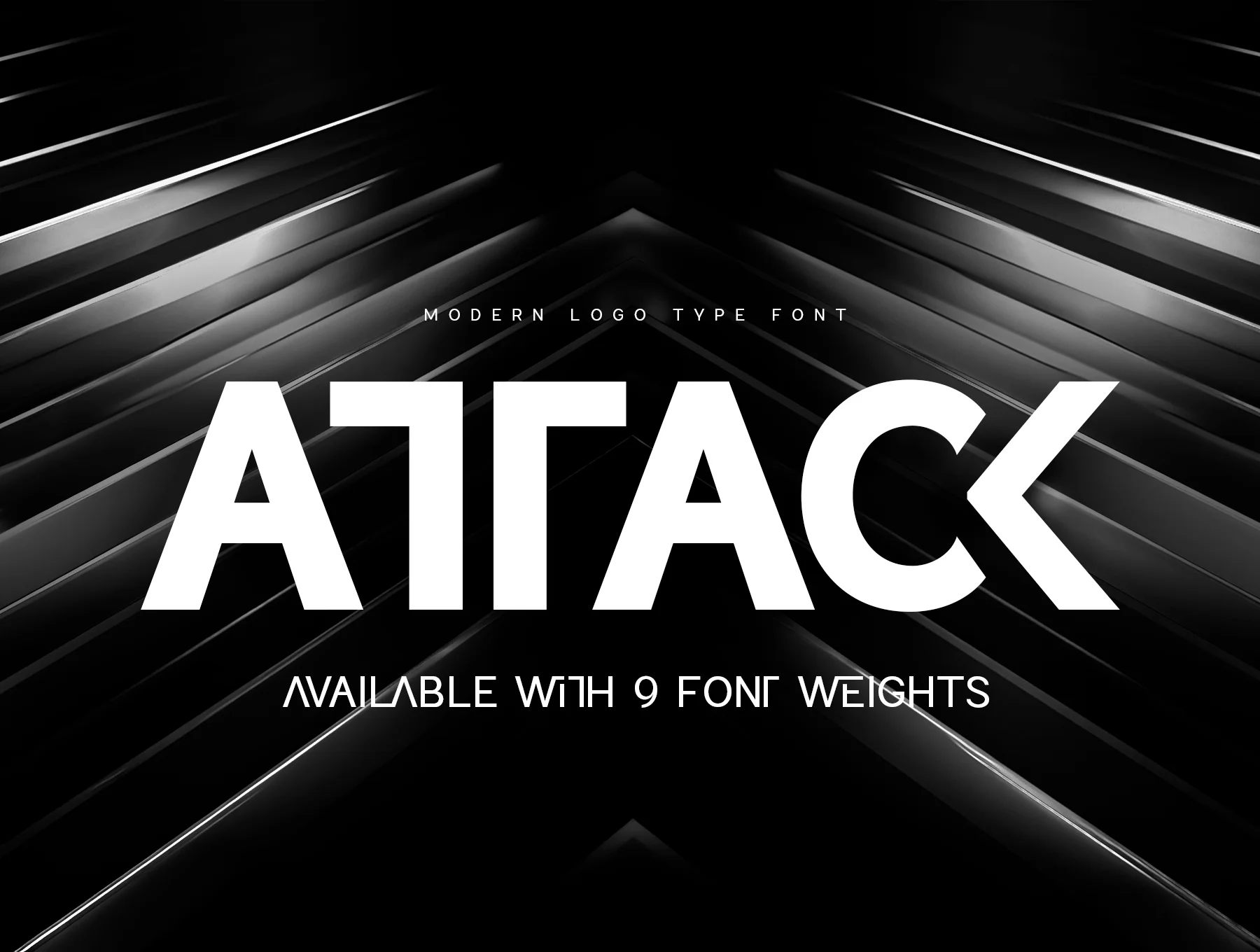 Attack - Corporate Logo Font