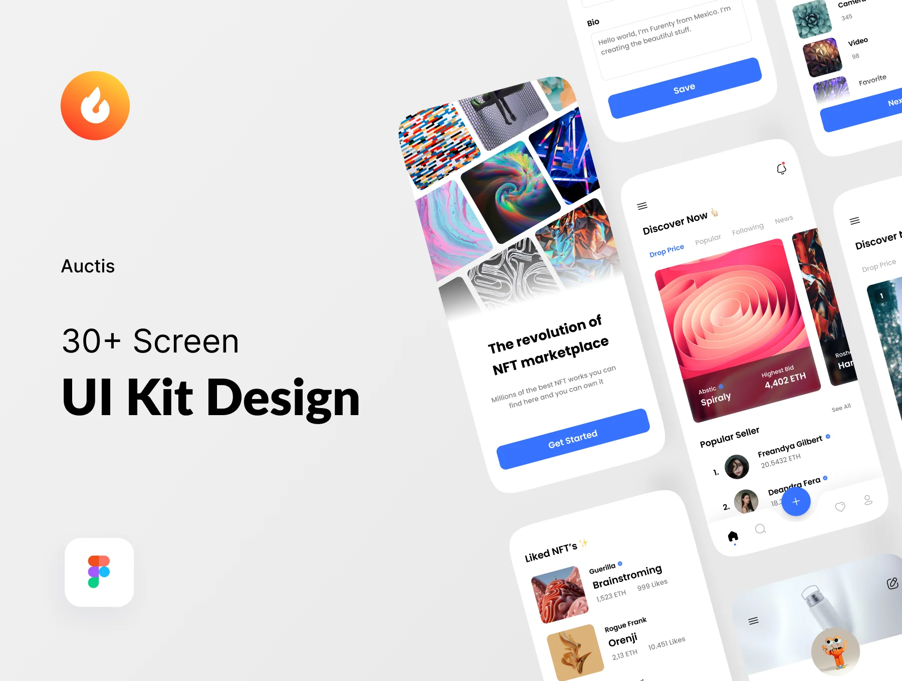 Auctis - NFT Marketplace UI KIT 🛍
