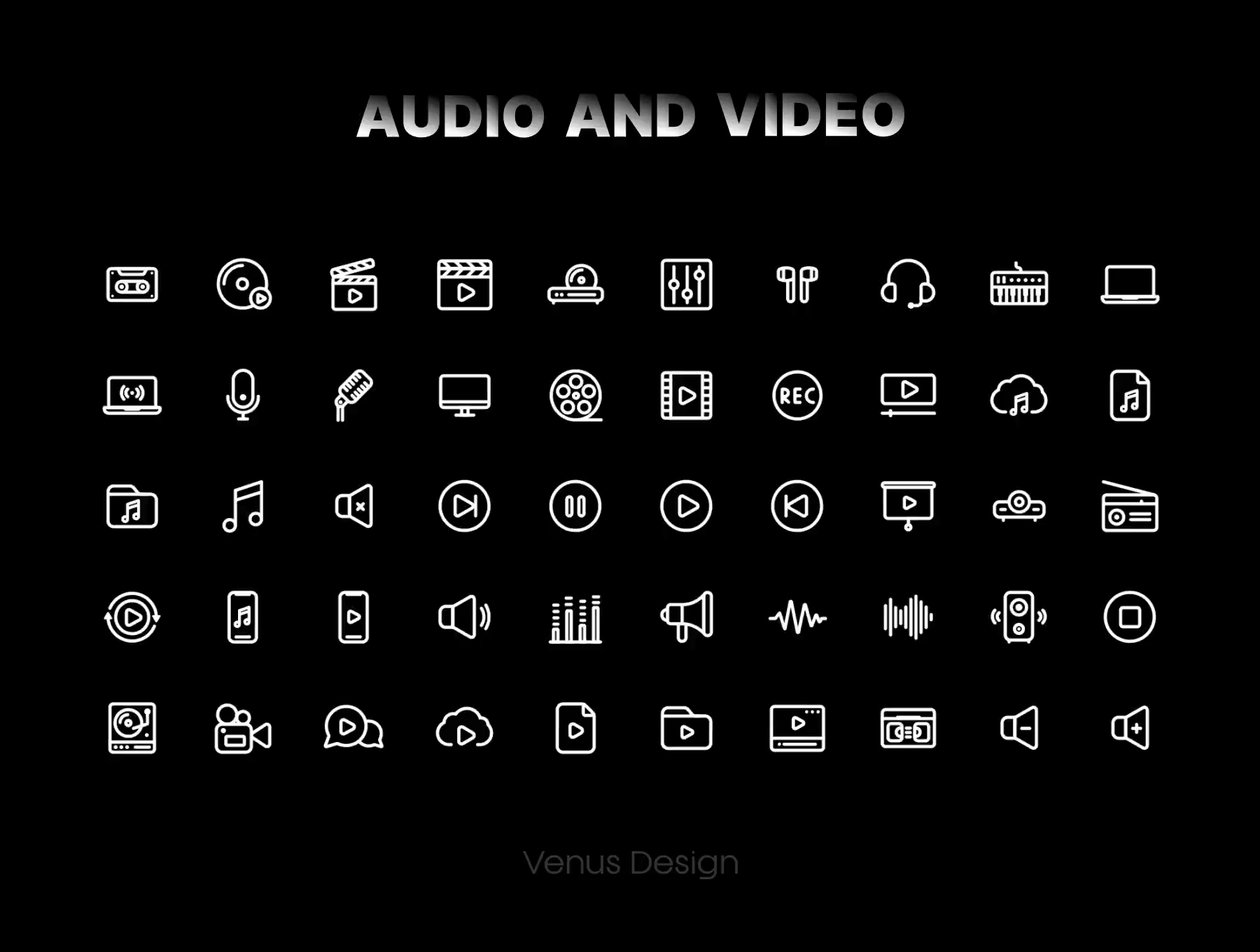 Audio and video Animated Icon 4