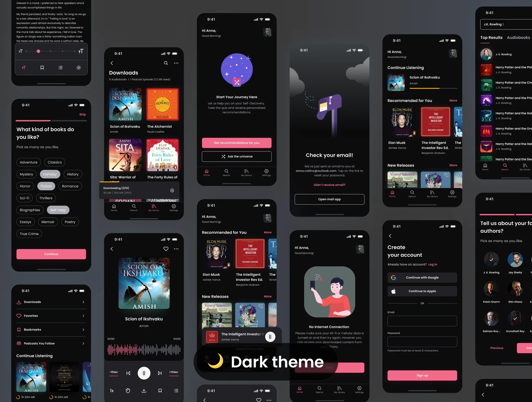 Audiobook UI Kit 6