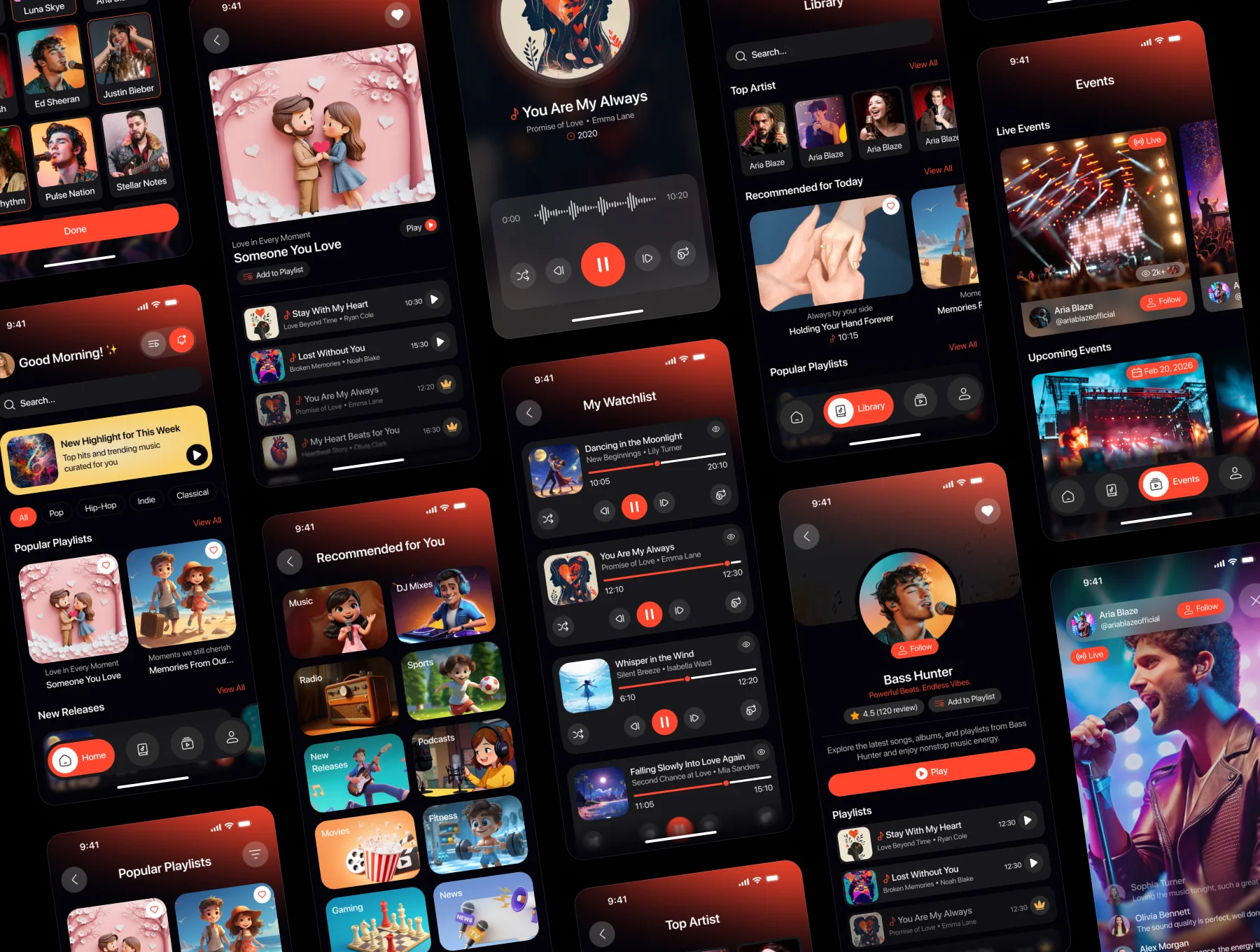 Audiofy – Music & Audio Streaming Mobile App UI Kit 4