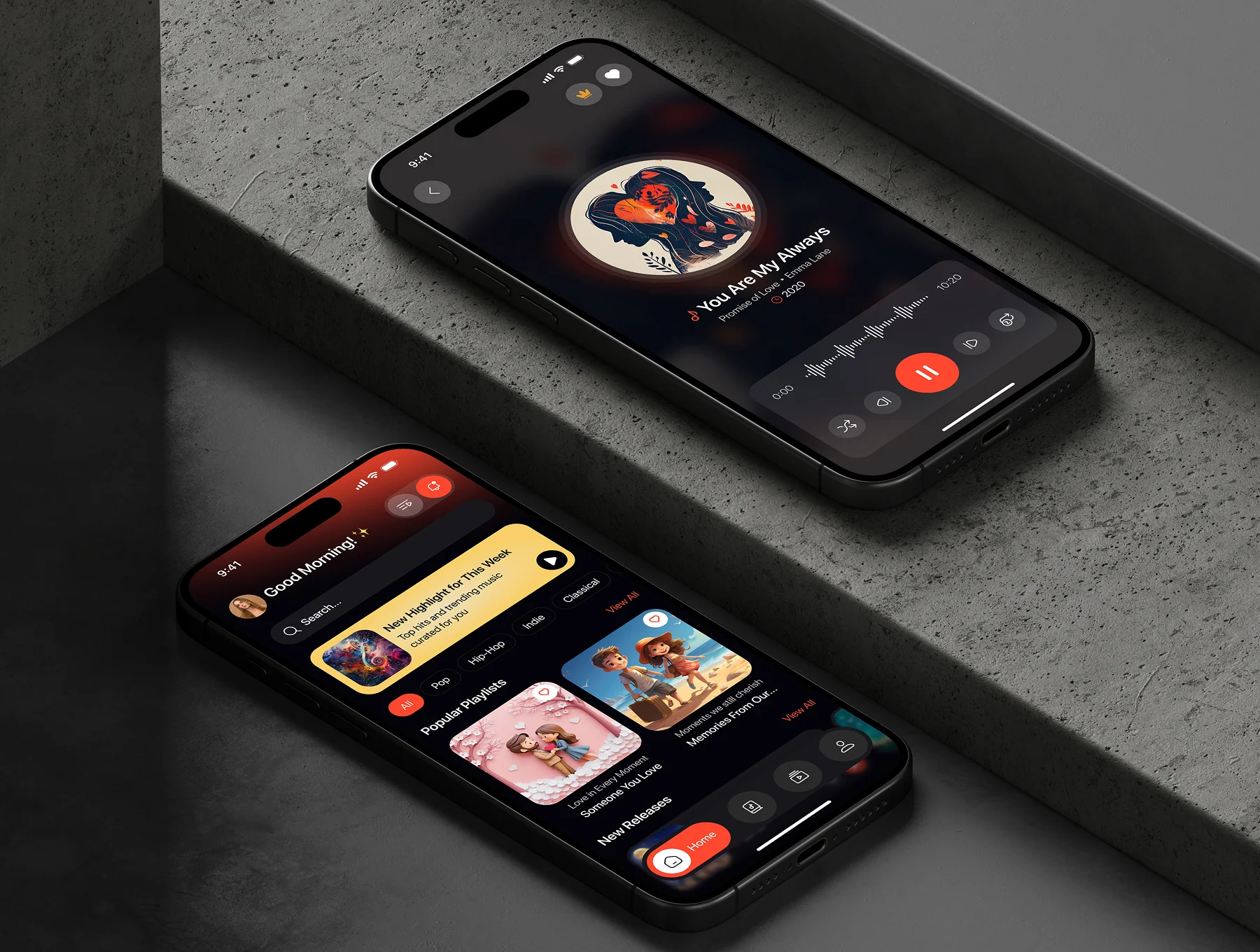Audiofy – Music & Audio Streaming Mobile App UI Kit 7