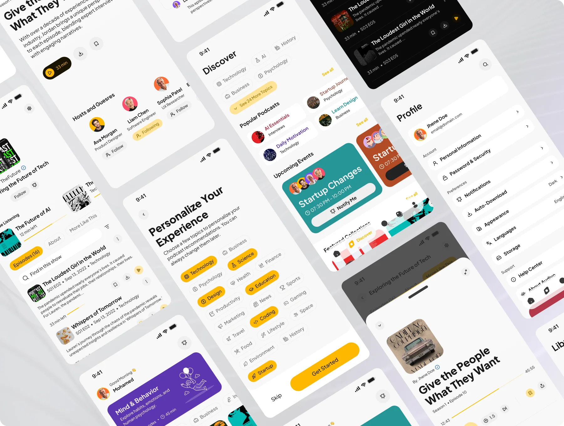 Audivo — Podcast UI Kit 2