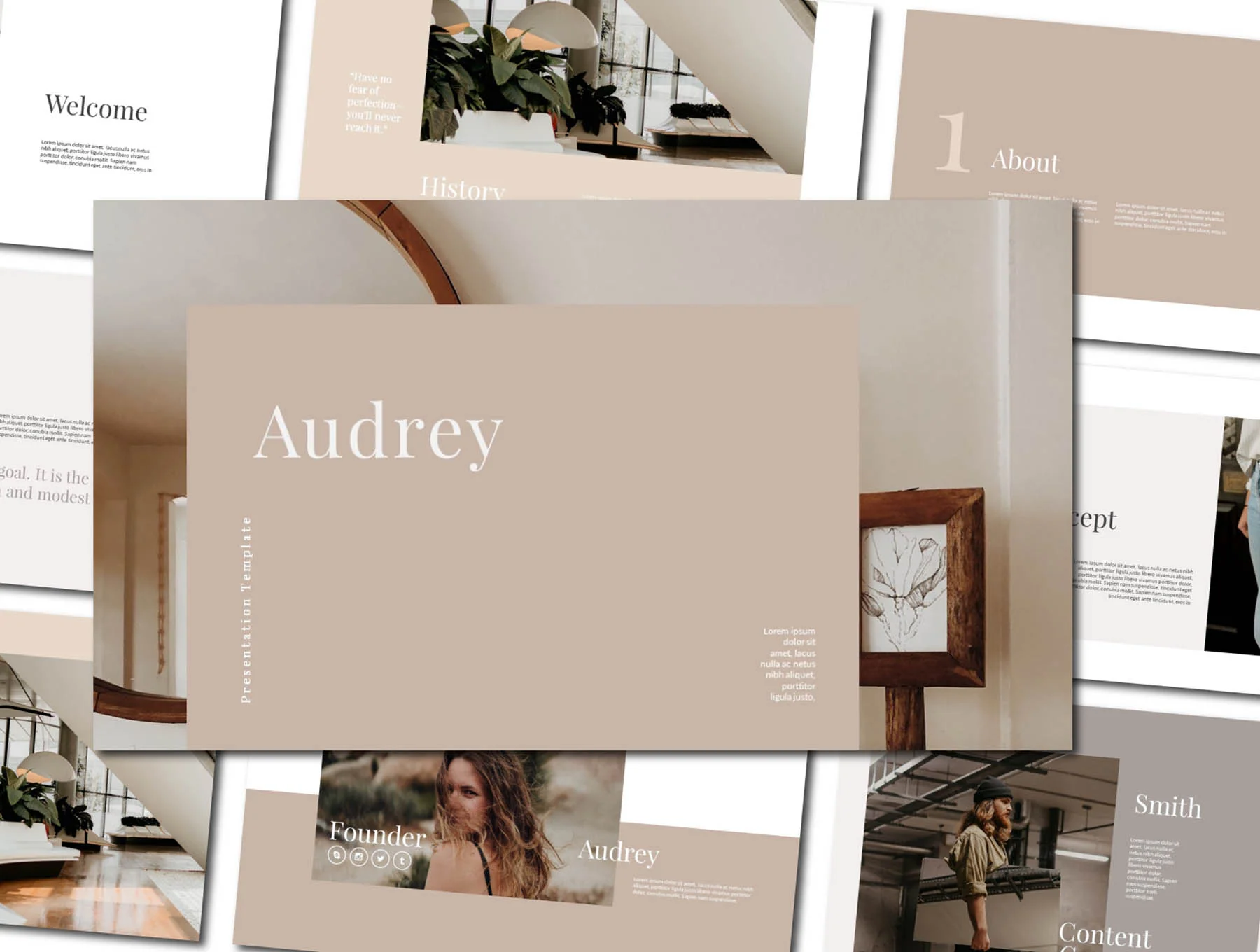 Audrey - PowerPoint Template