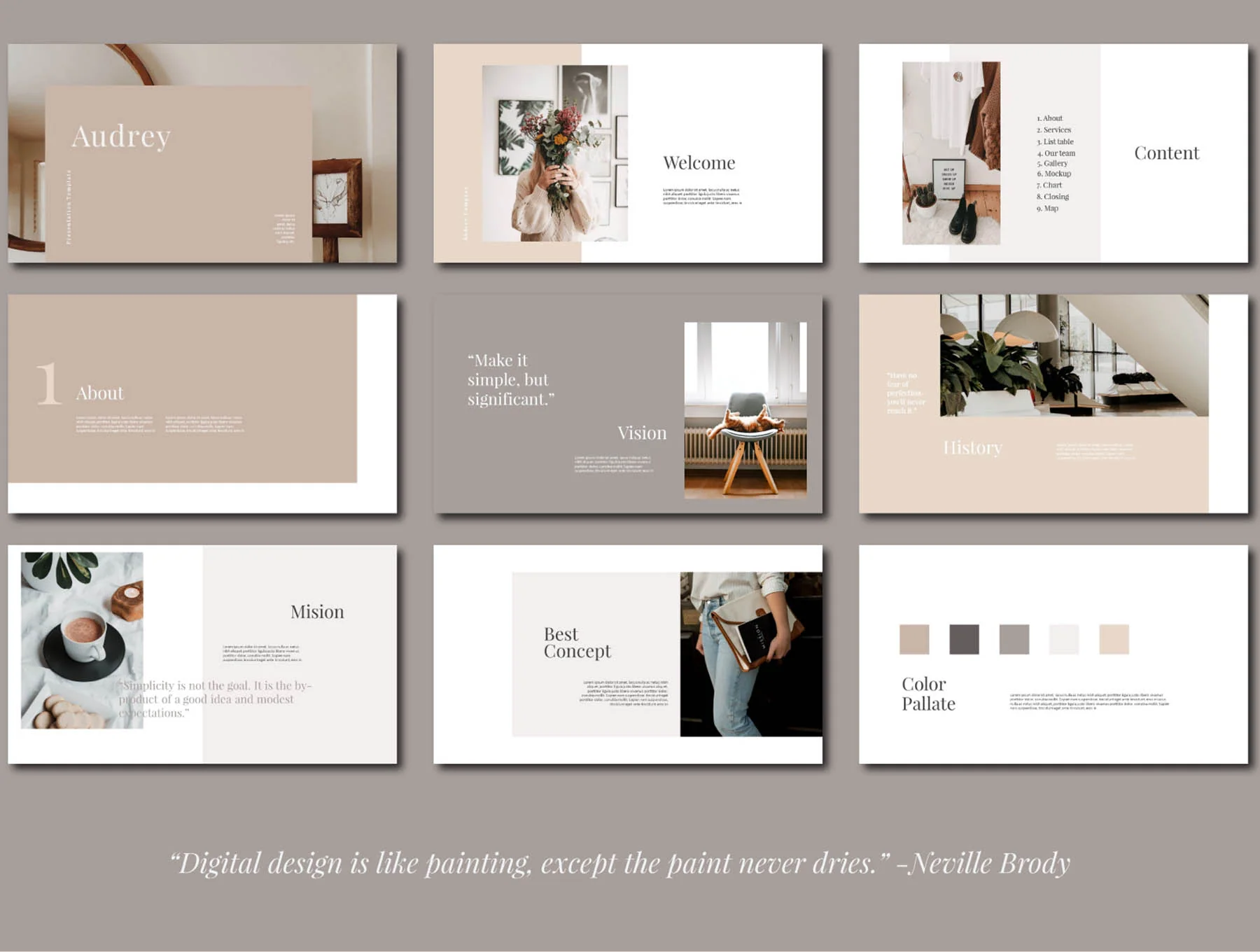 Audrey - PowerPoint Template 4