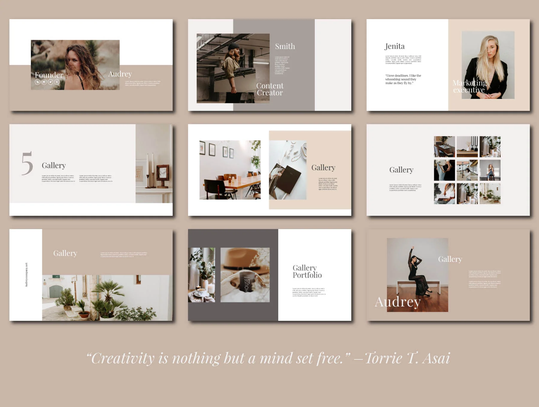 Audrey - PowerPoint Template 6