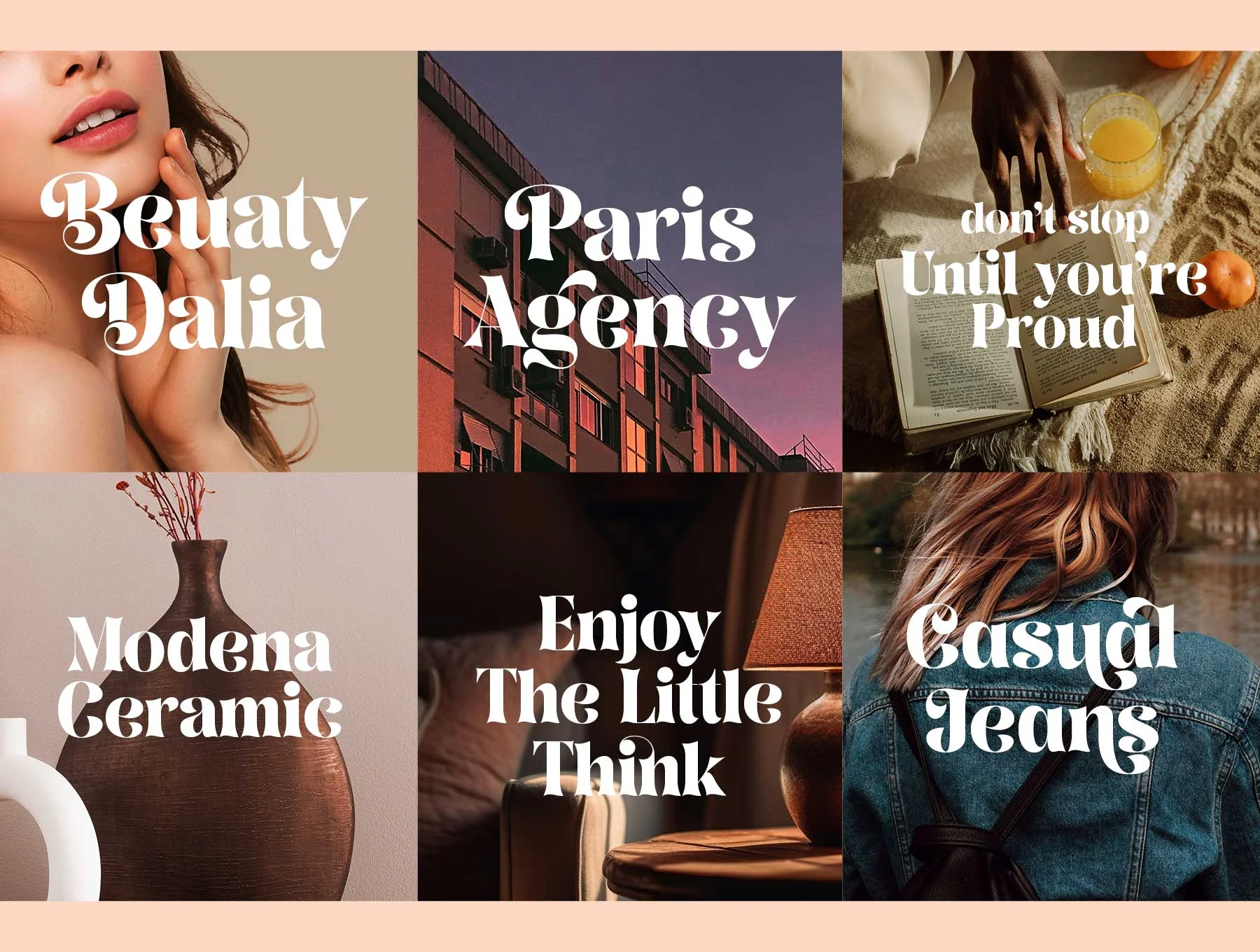 August Bright Retro Serif Font 6