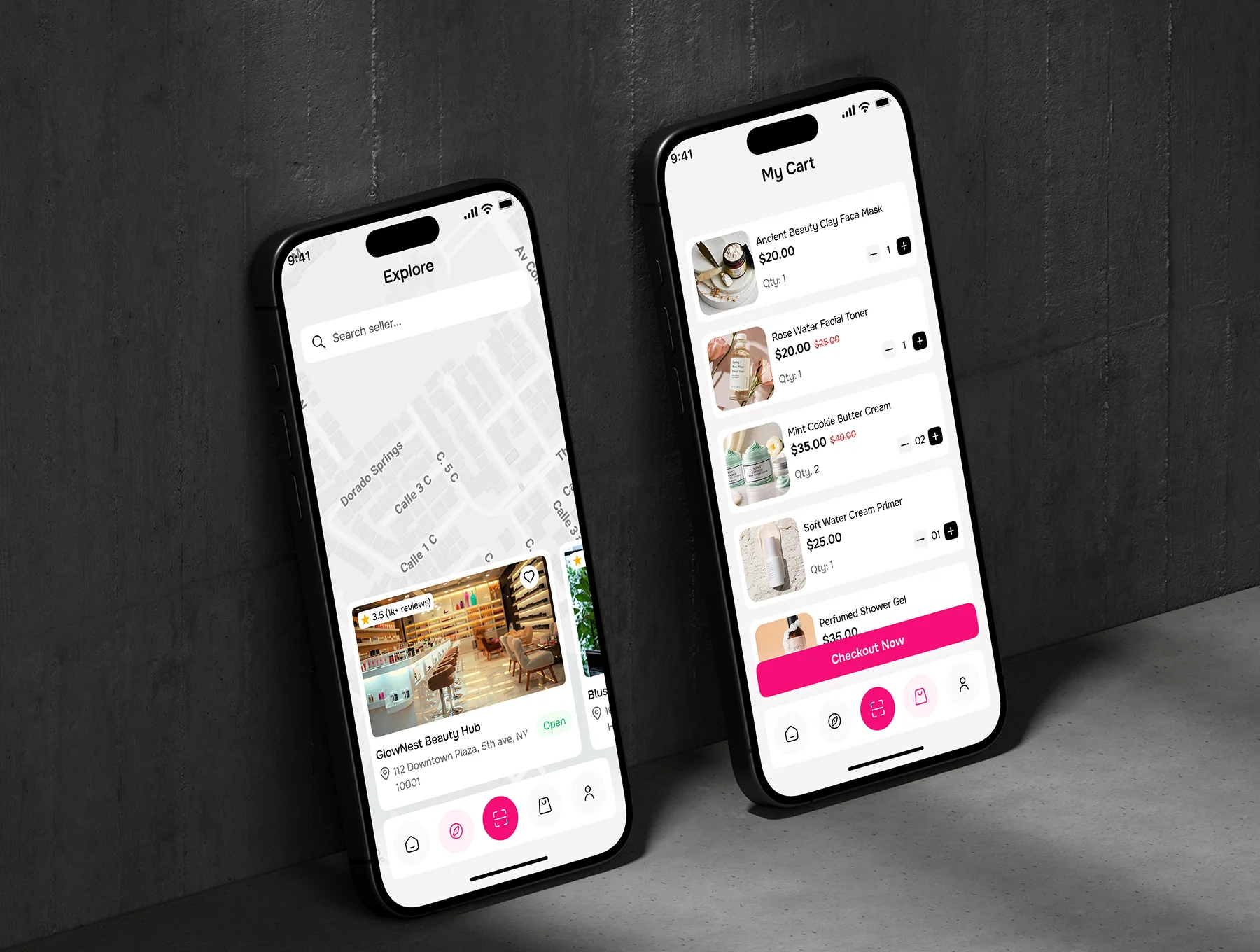 Aura - Beauty Care Ecommerce App UI Kit 8