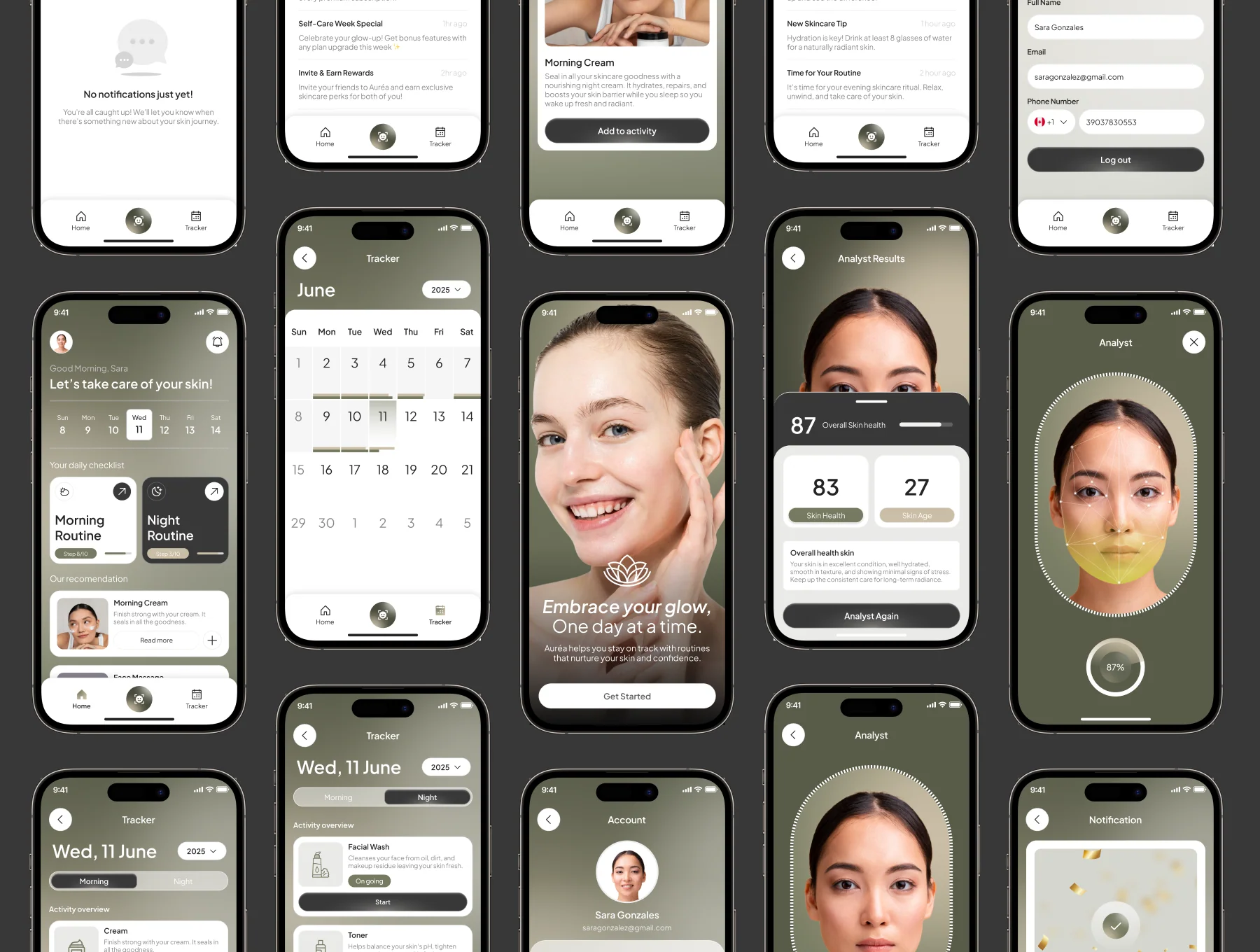 Auréa - Beauty Skincare App UI Kit 5
