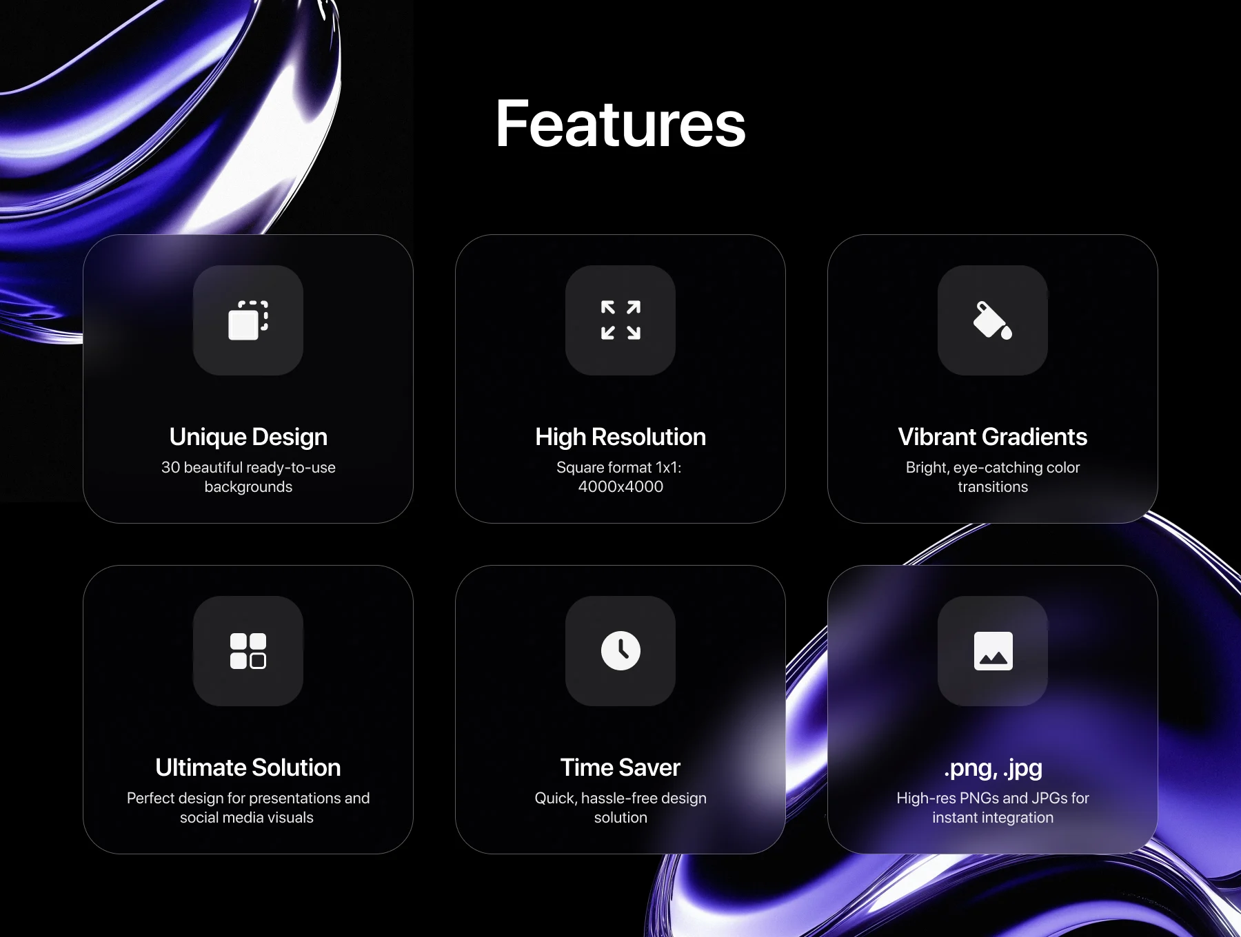 Aura – Chrome Liquid Backgrounds 2