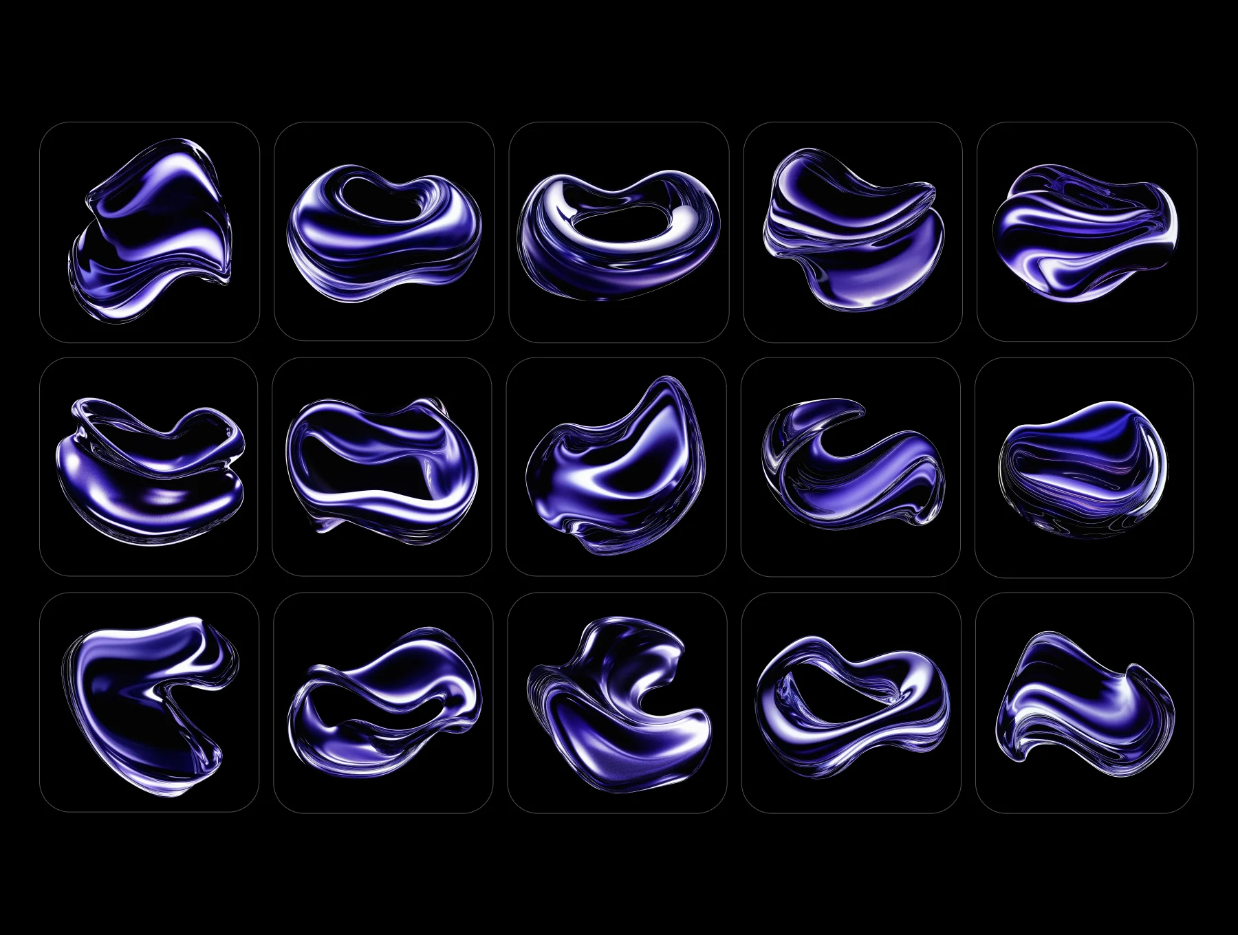 Aura – Chrome Liquid Backgrounds 3