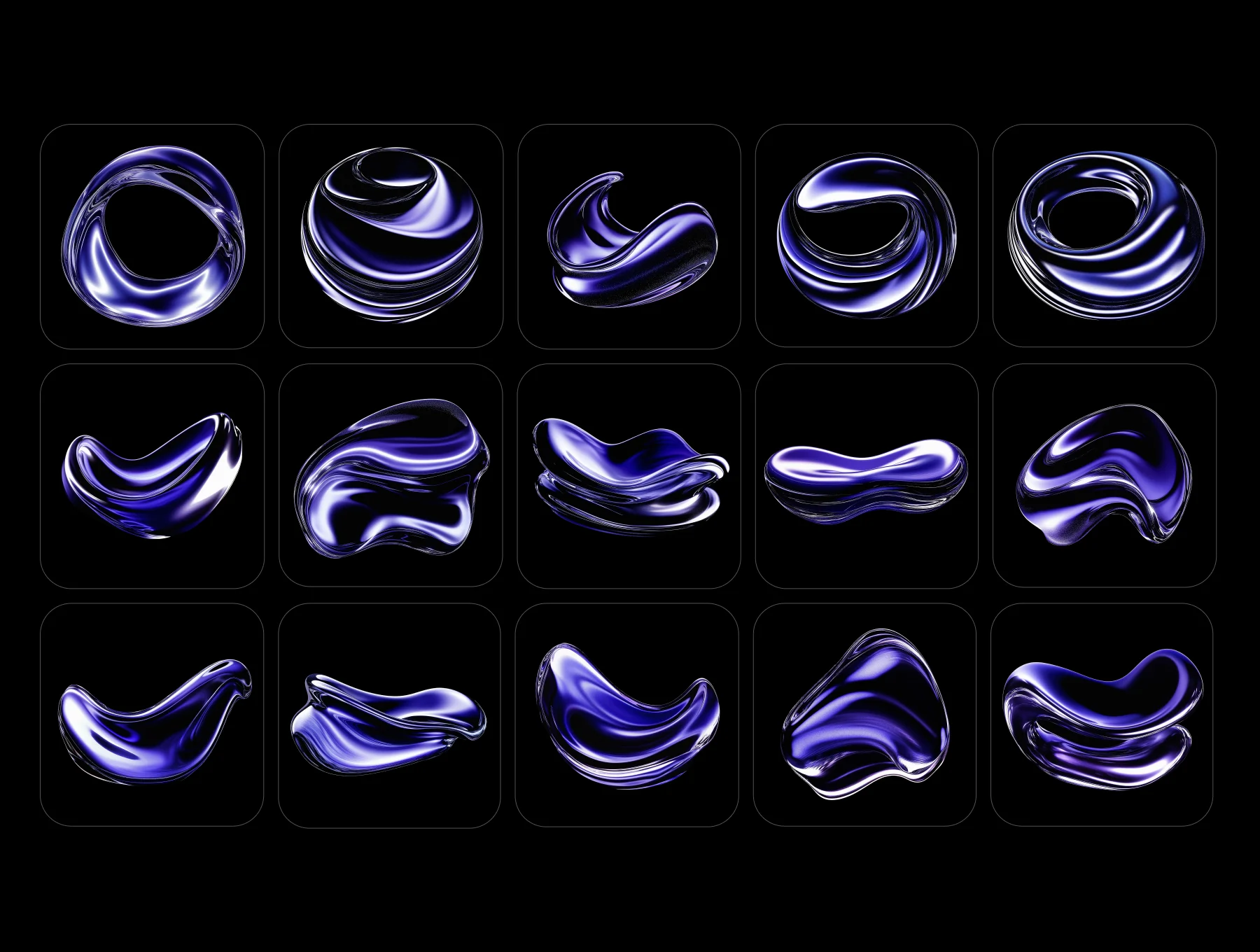 Aura – Chrome Liquid Backgrounds 4