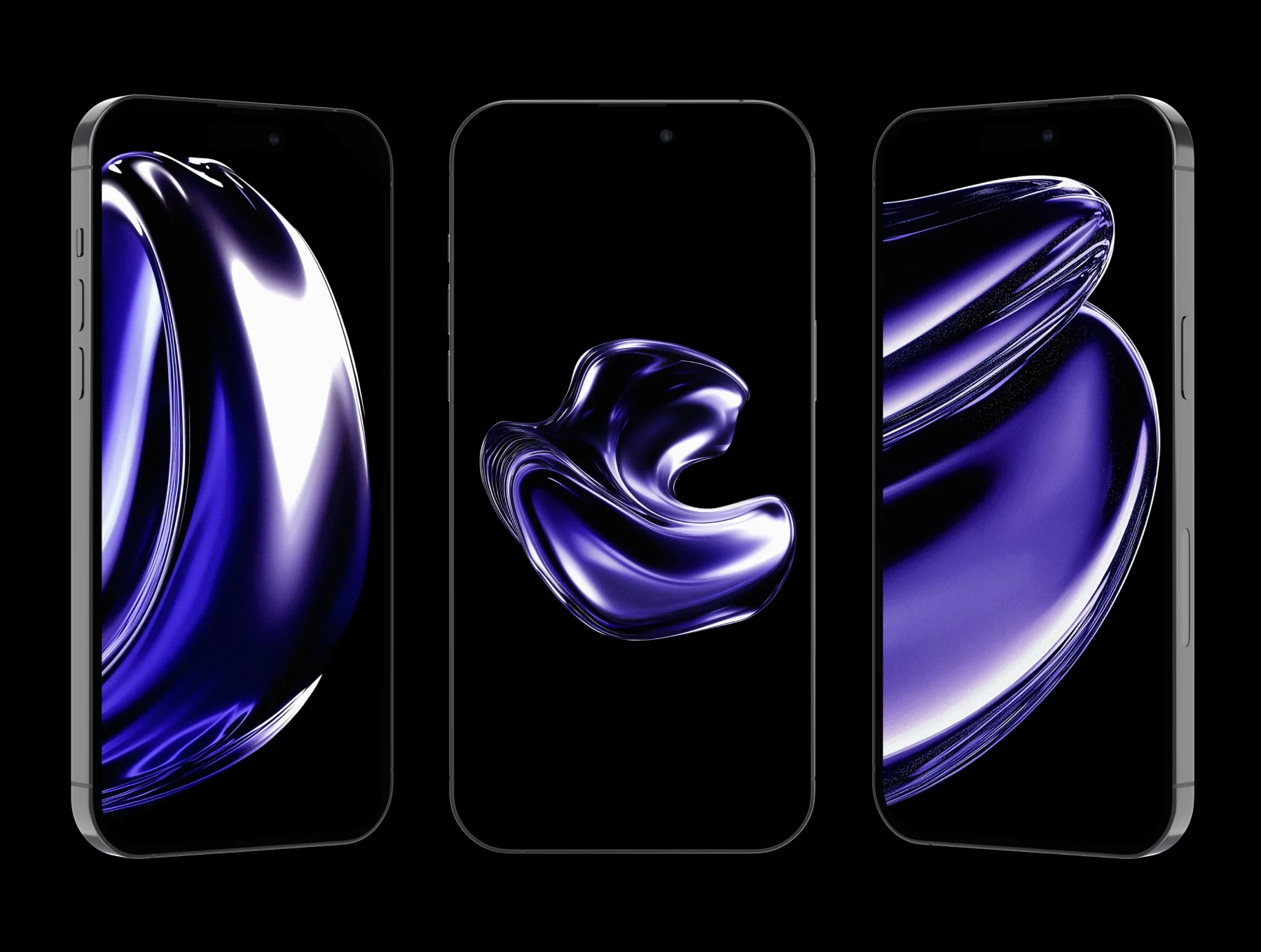 Aura – Chrome Liquid Backgrounds 5