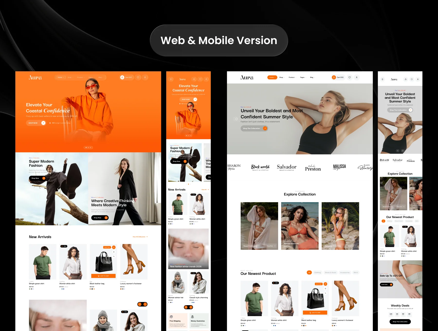 Aura - eCommerce Web UI Kit 5