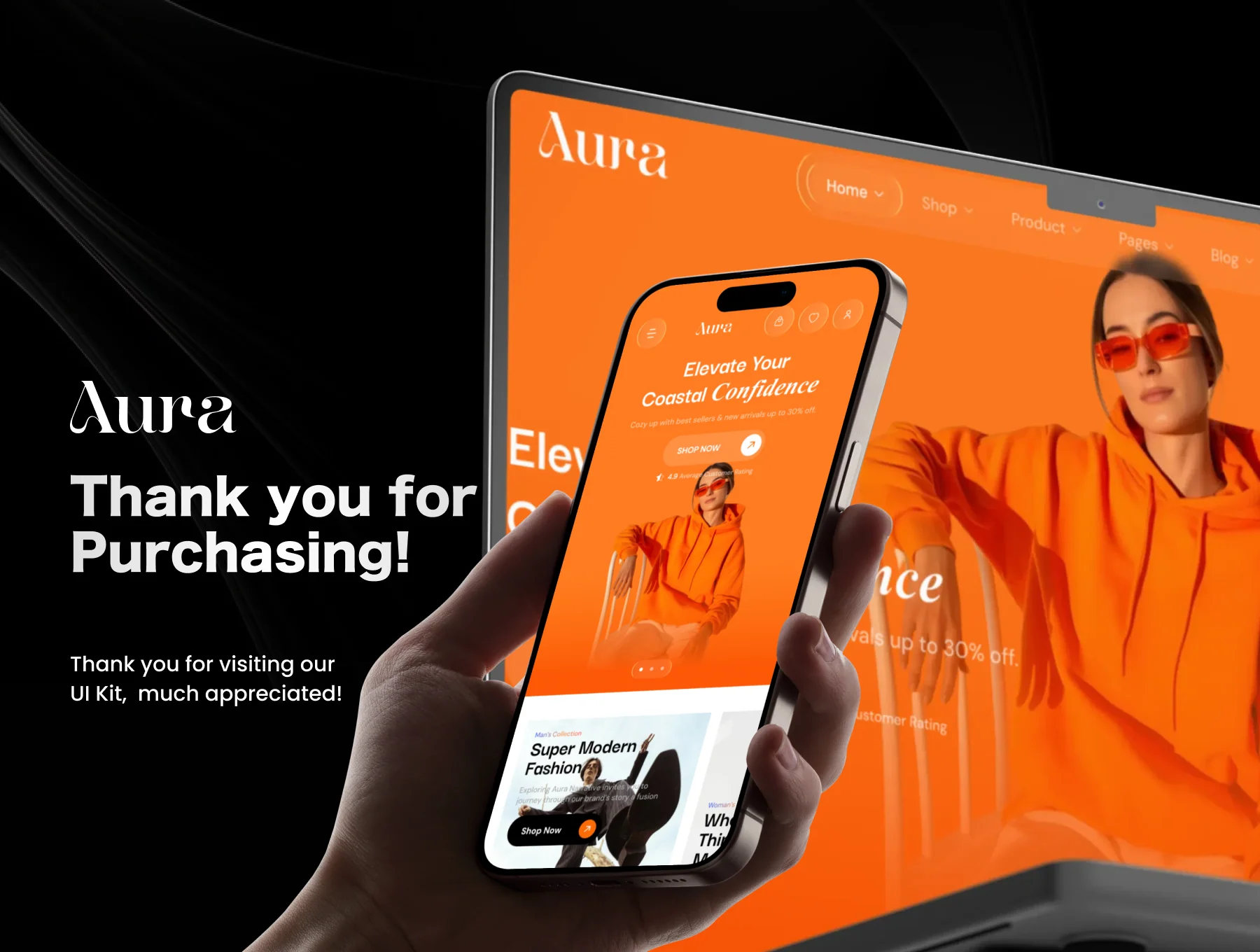 Aura - eCommerce Web UI Kit 8