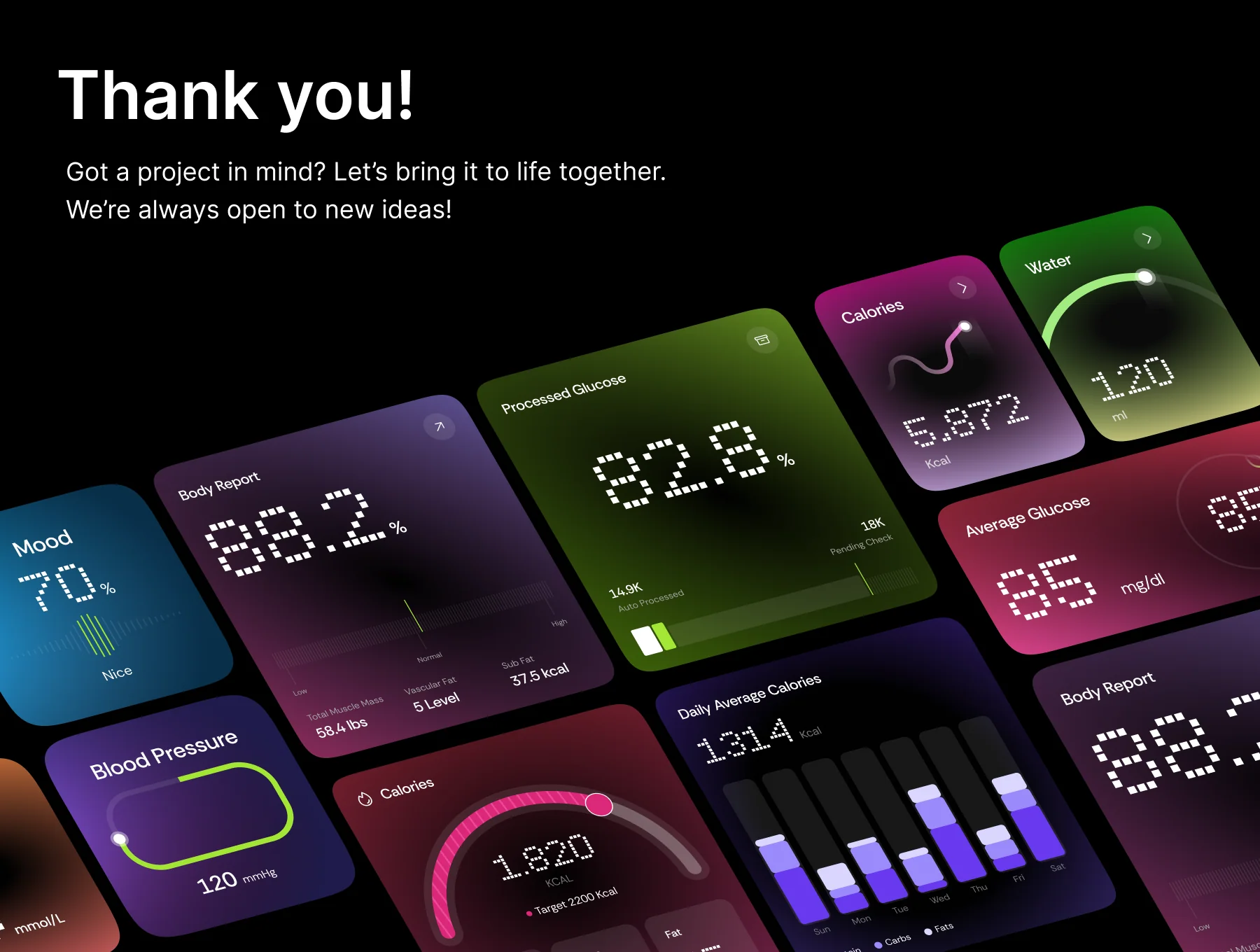 AURA - Health Monitoring Widgets Pack 8