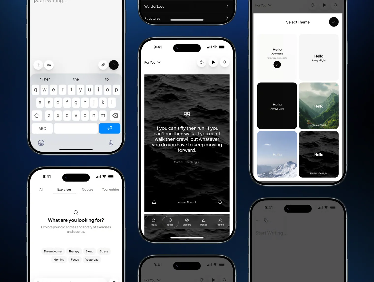 Aura – Journaling & Mindfulness Mobile UI Kit 5