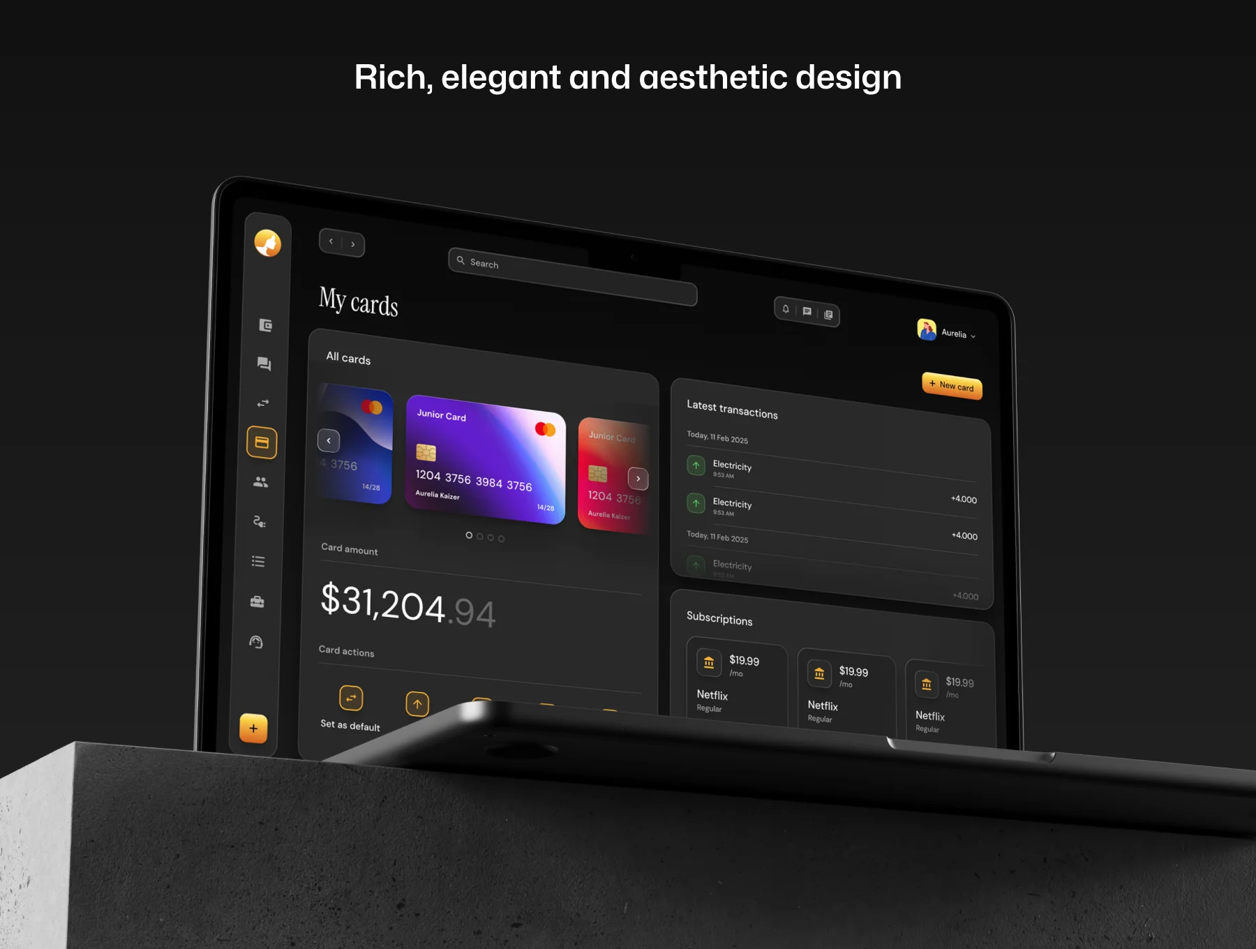 Aurelia - Wallet & Crypto Web UI Kit 2