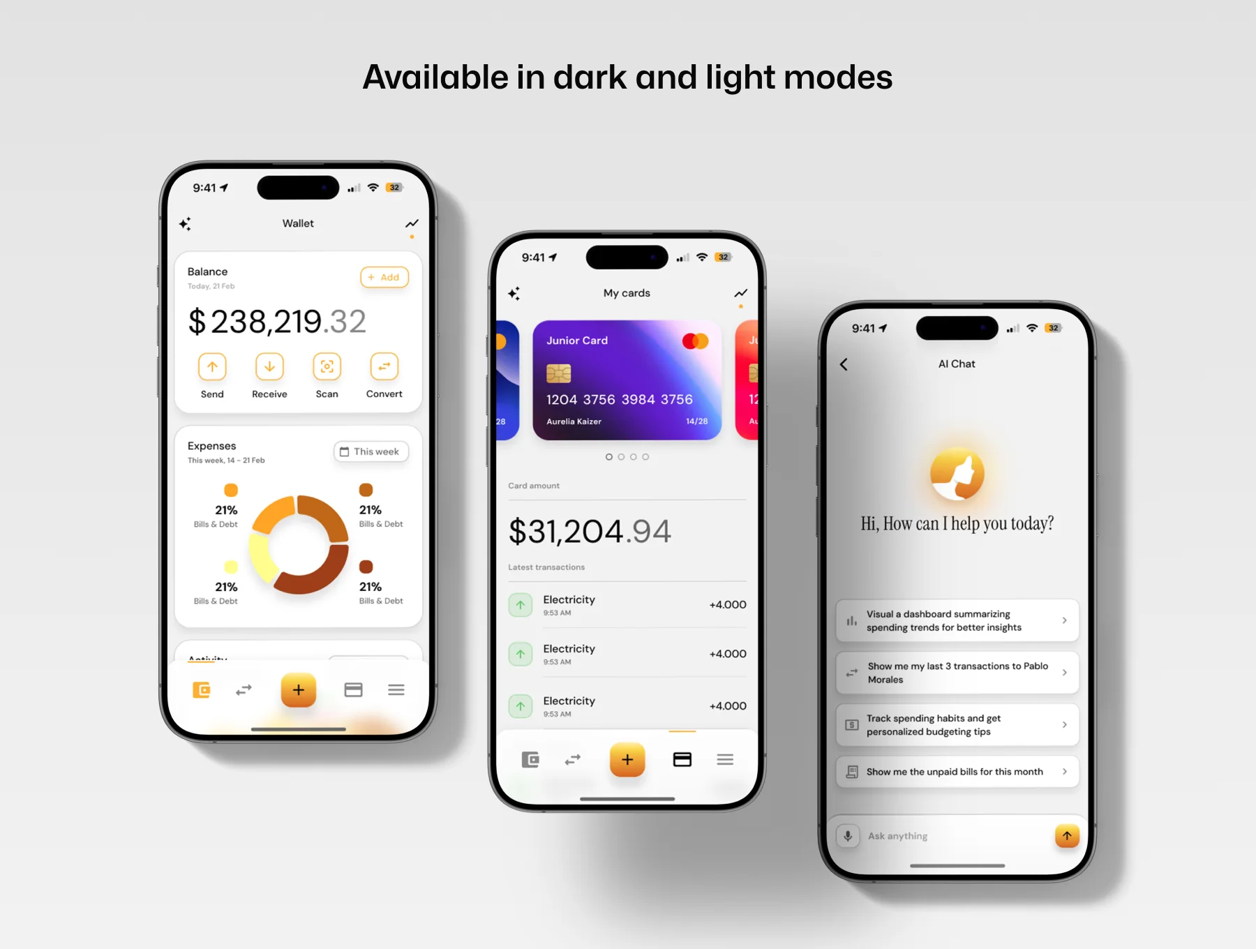 Aurelia - Wallet UI Kit 6