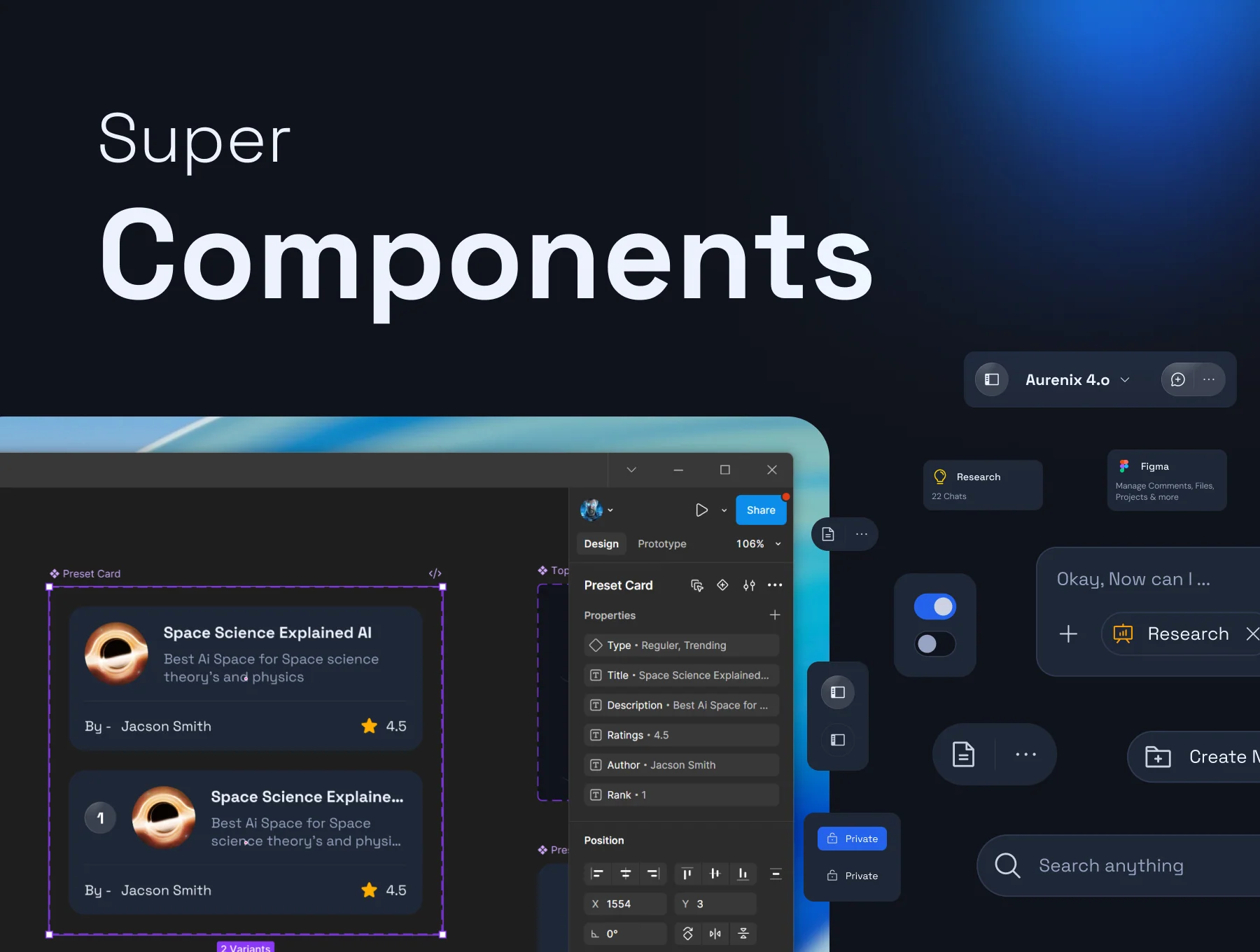 Aurenix – AI Chat App UI Kit 3