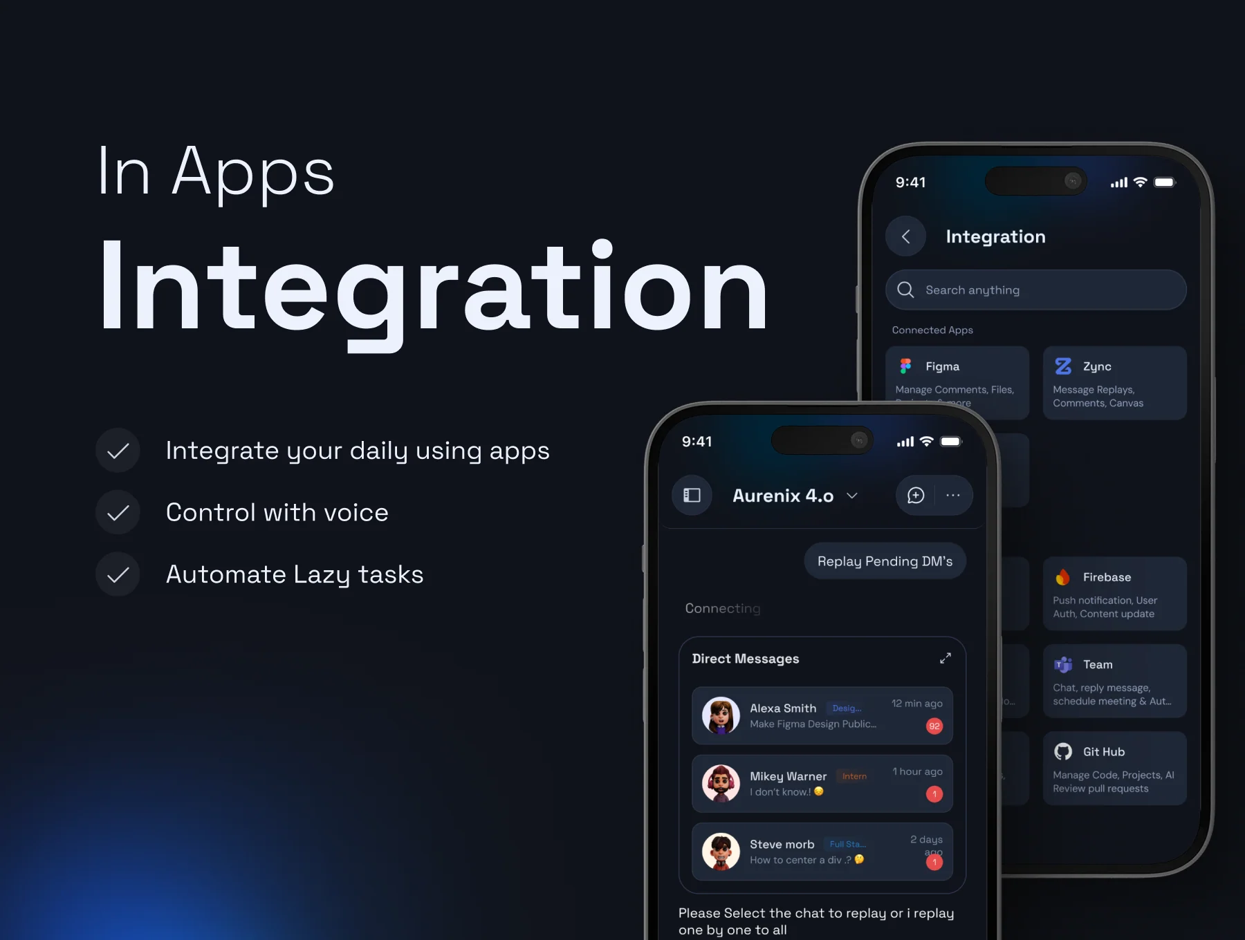Aurenix – AI Chat App UI Kit 6