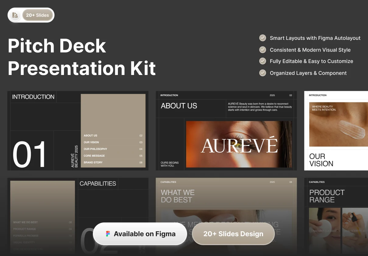Aureve - Pitch Deck Kit