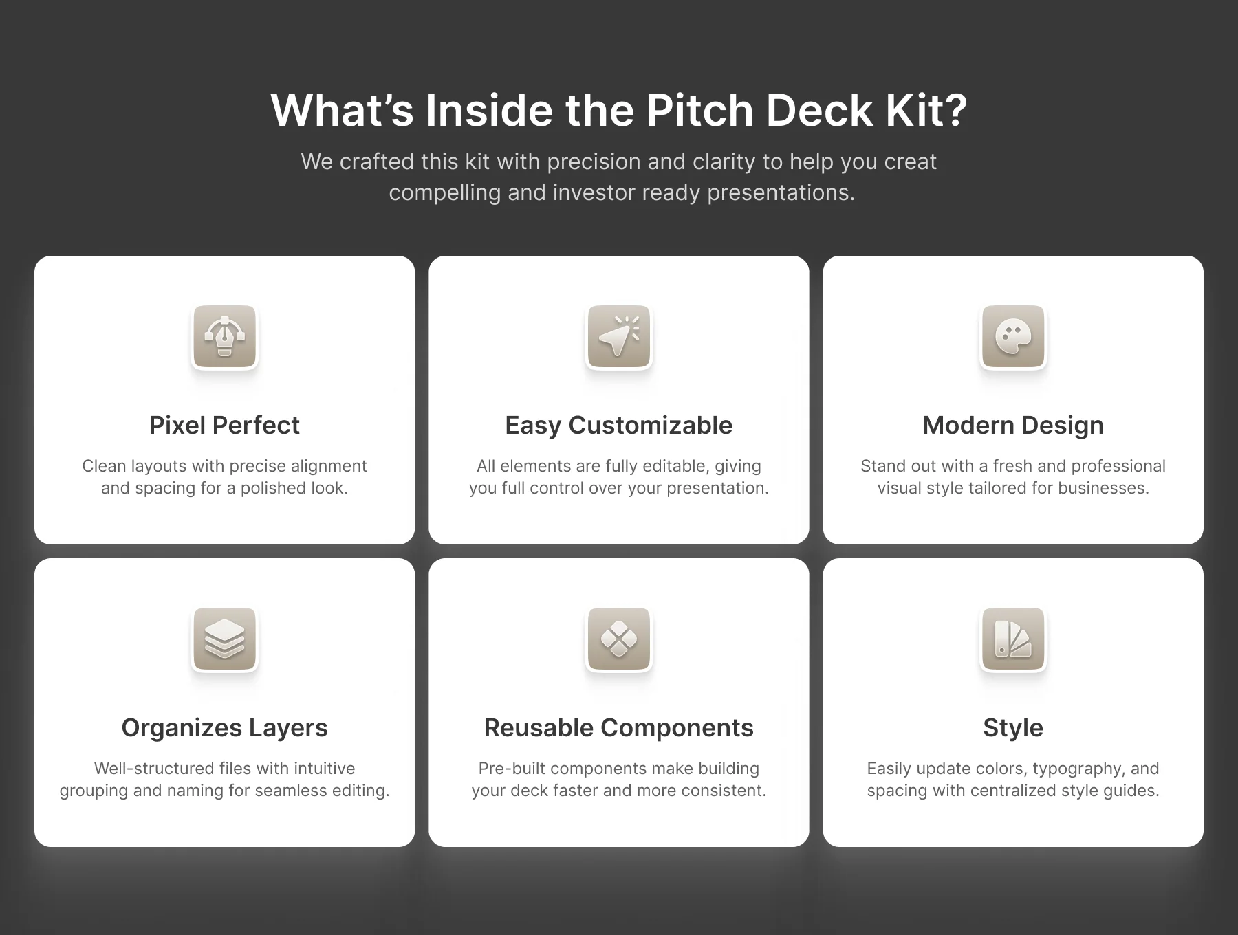 Aureve - Pitch Deck Kit 6