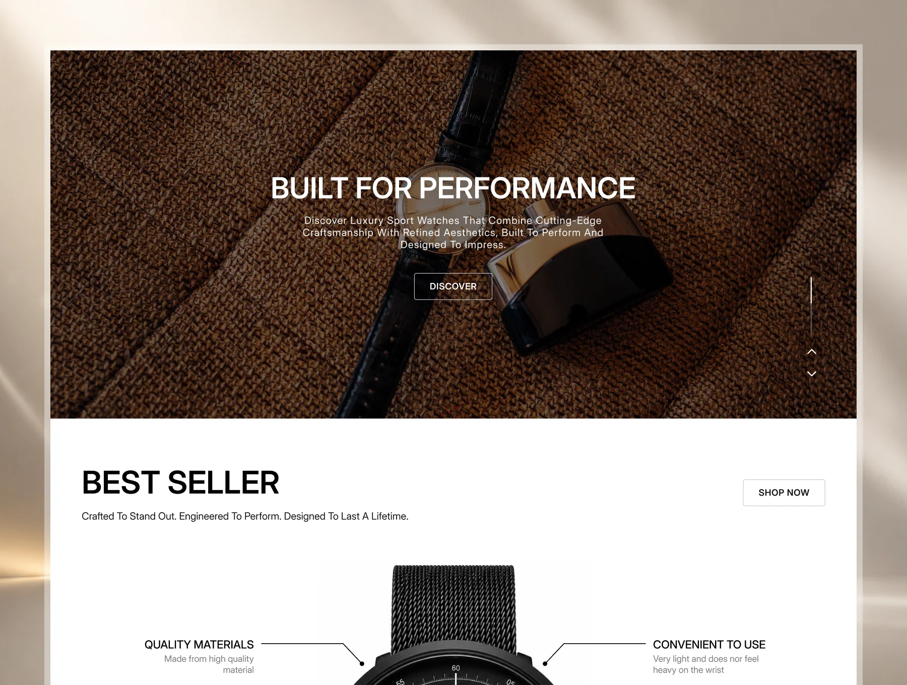AUREX - Luxury Watch Website UI Kit 8