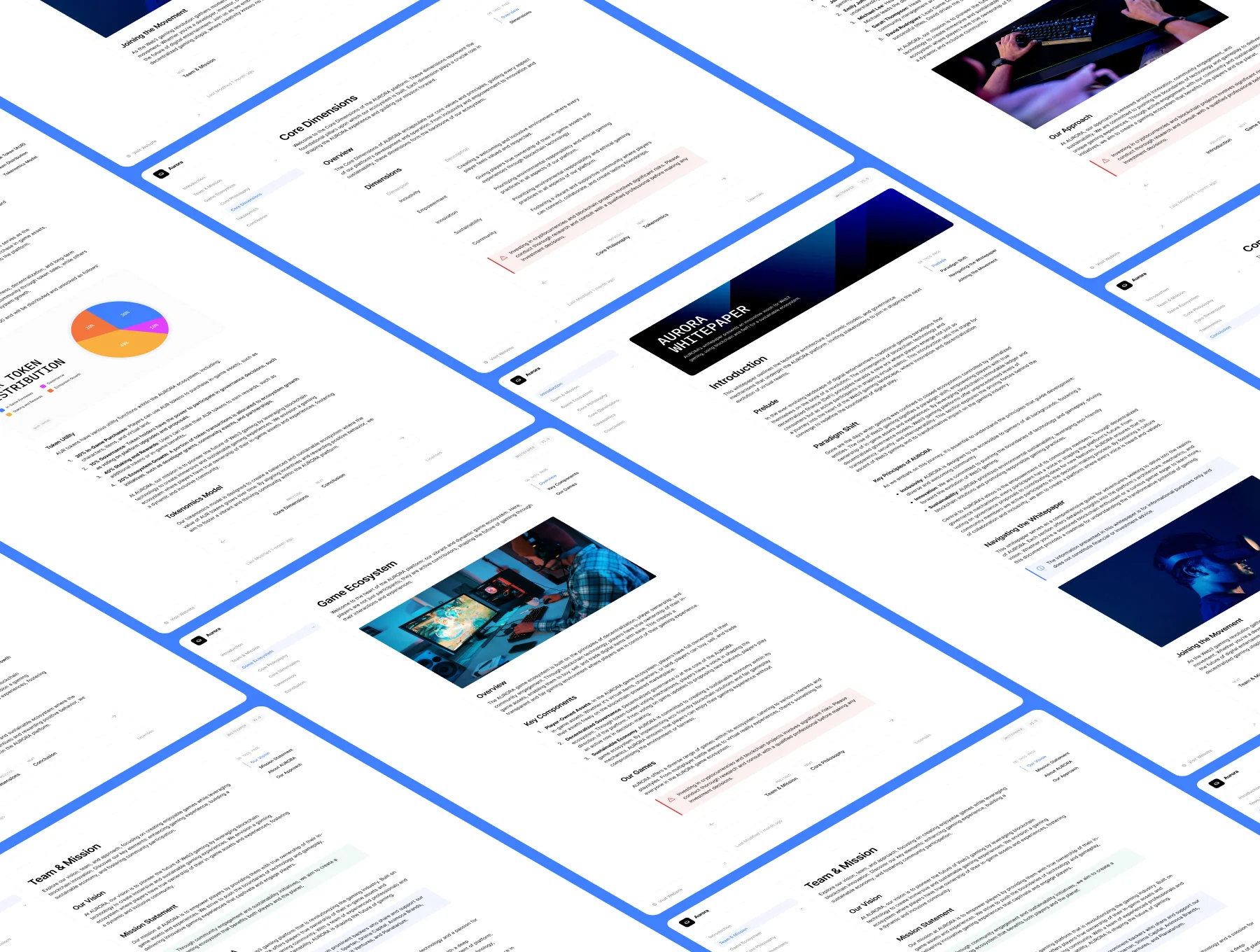 Aurora Docs — Whitepaper Website Template 5