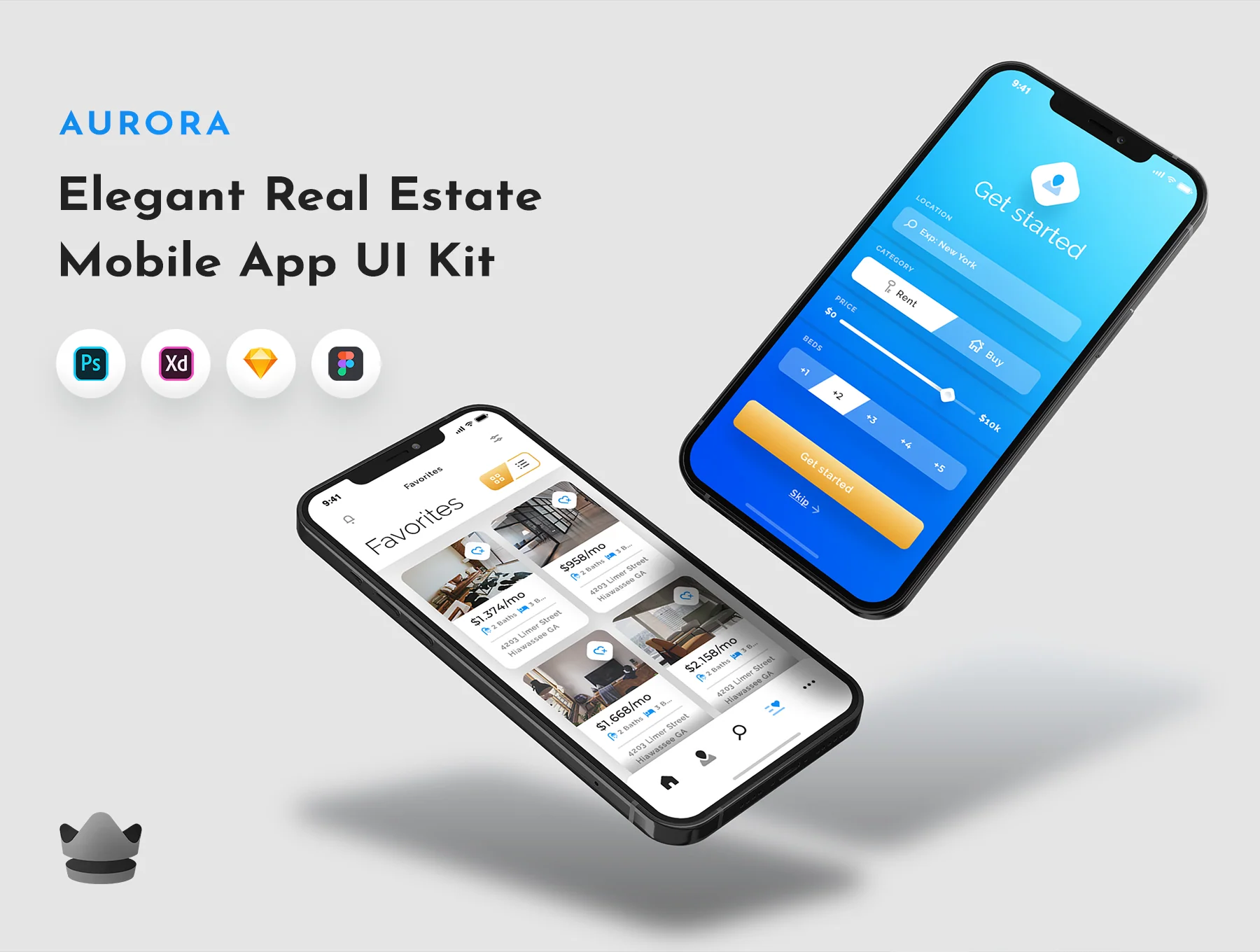 Aurora - Real Estate UI Kit