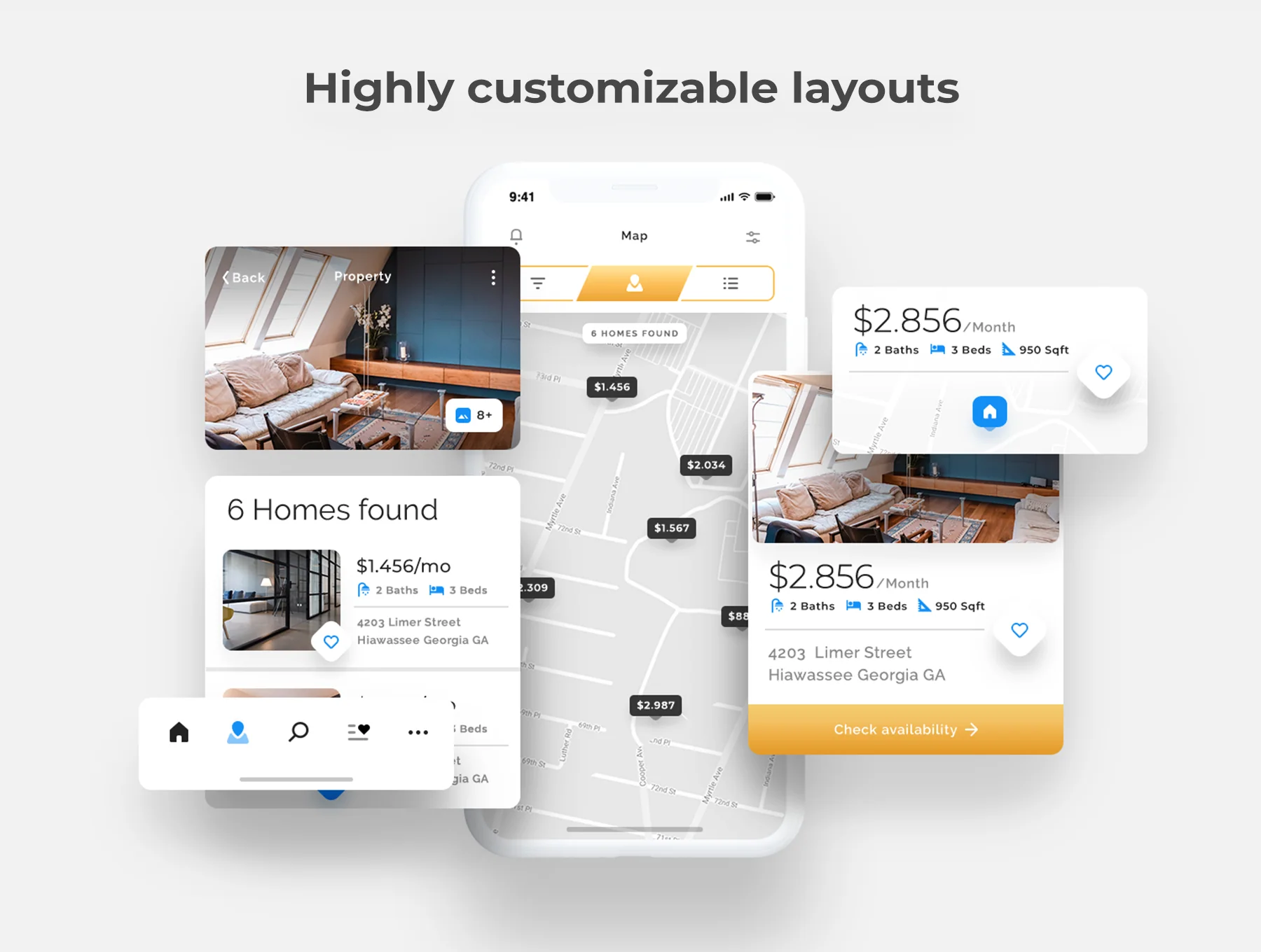 Aurora - Real Estate UI Kit 3