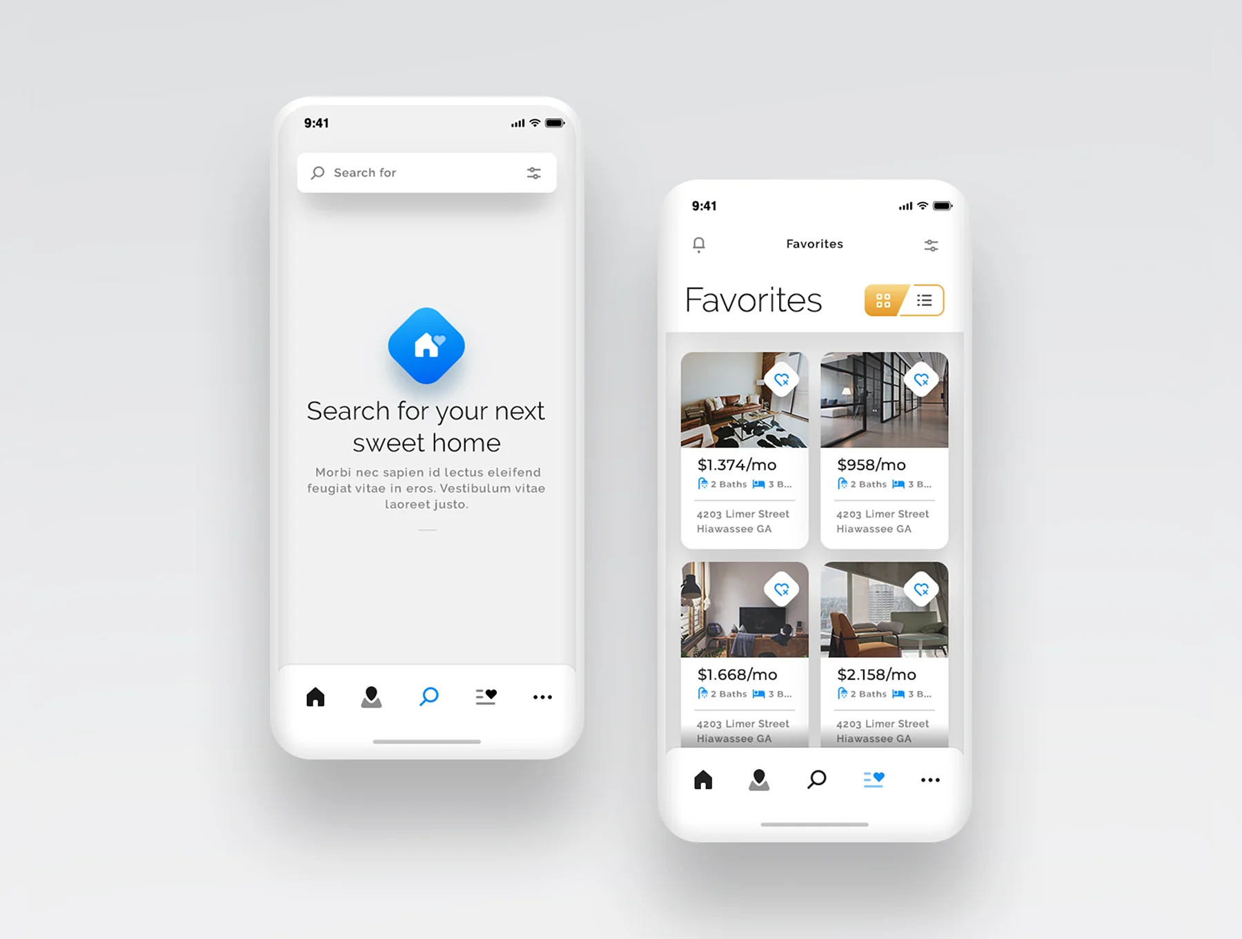 Aurora - Real Estate UI Kit 7