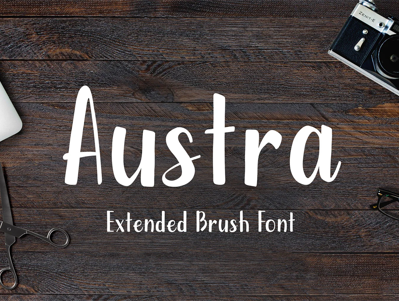 Austra Extended Brush Font