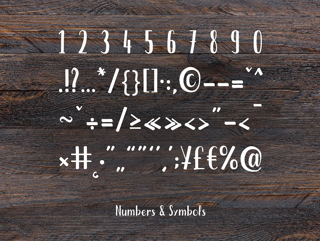 Austra Extended Brush Font 5