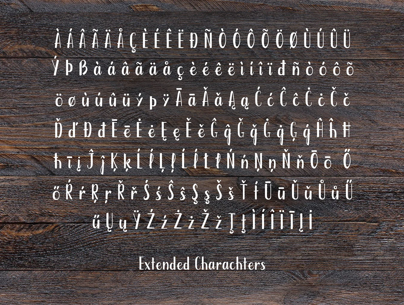 Austra Extended Brush Font 7