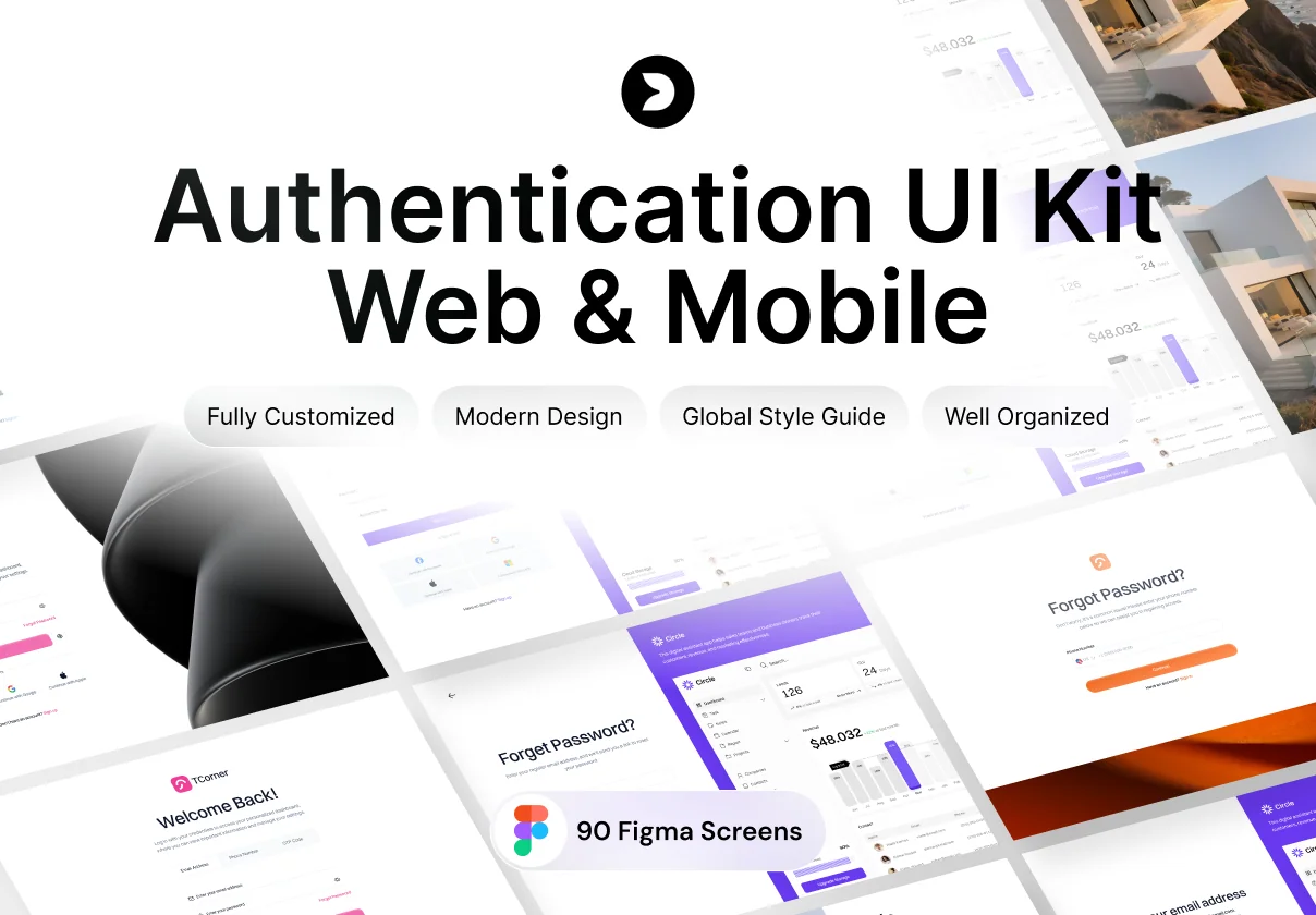 Authentication UI Kit – Web & Mobile