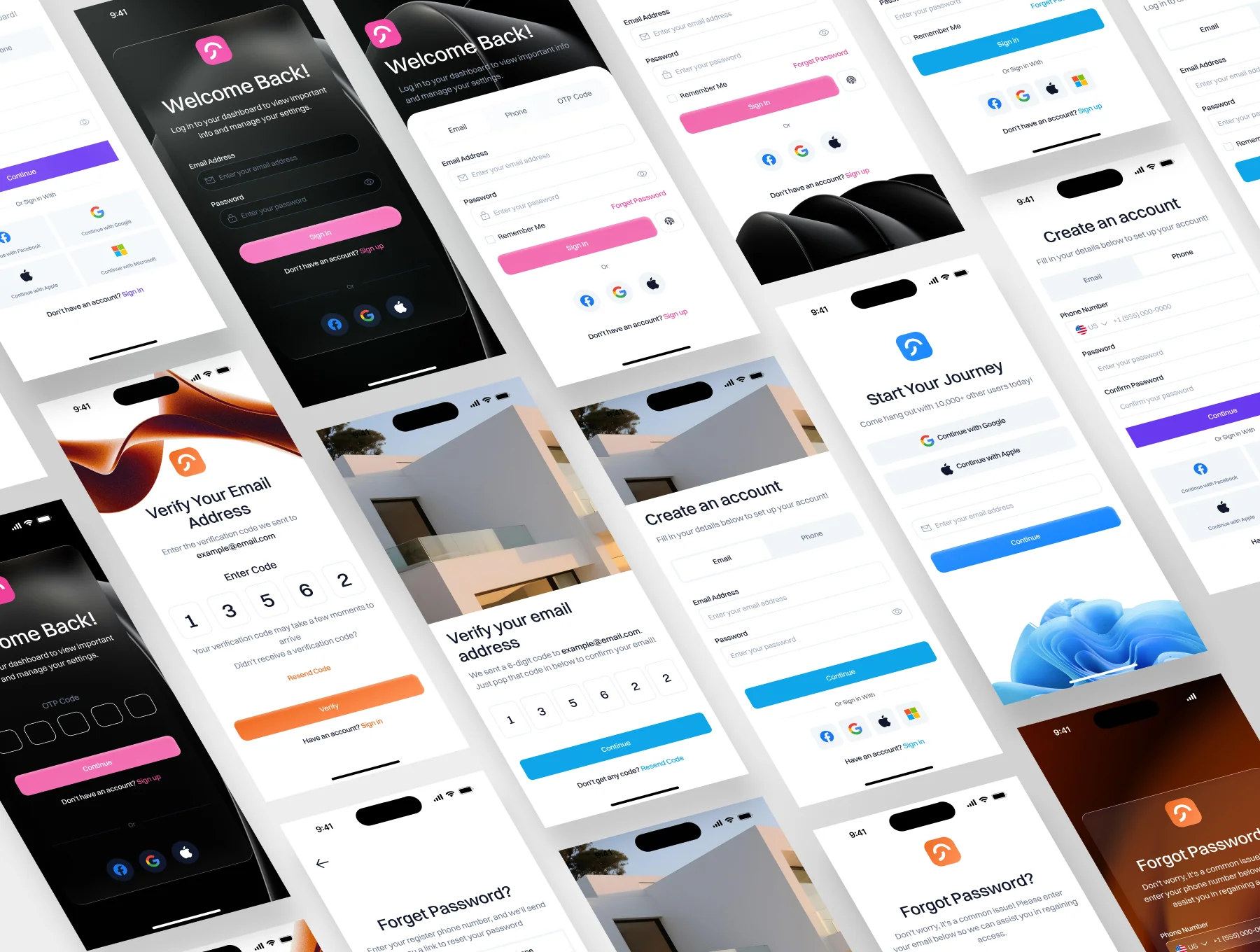 Authentication UI Kit – Web & Mobile 2