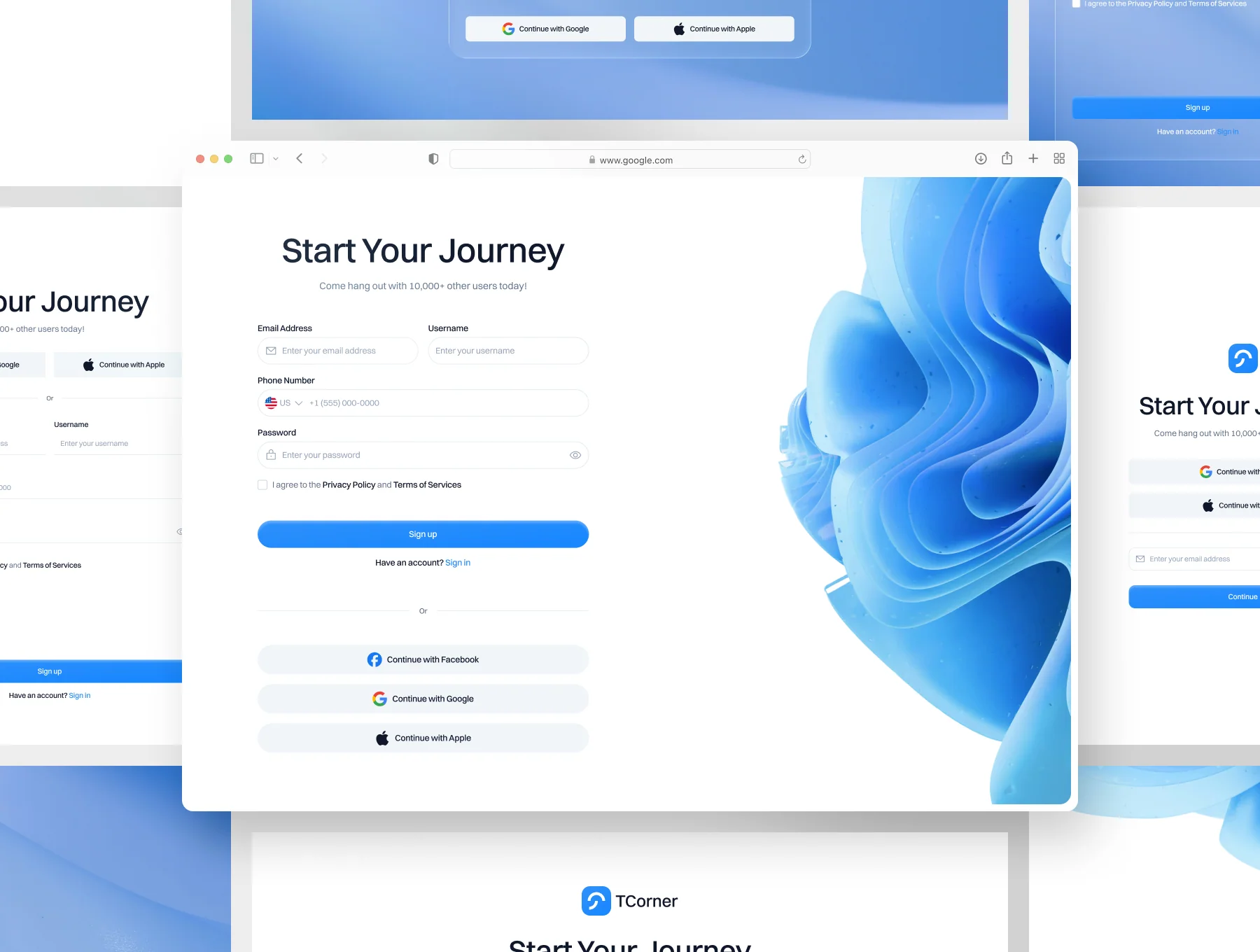 Authentication UI Kit – Web & Mobile 8