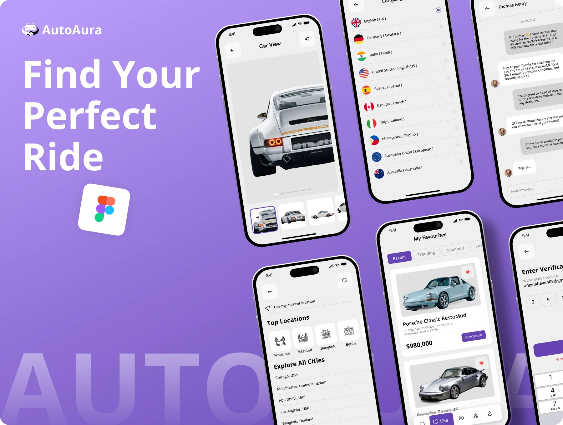 AutoAura | Car Marketplace App UI Kit for Figma* 9