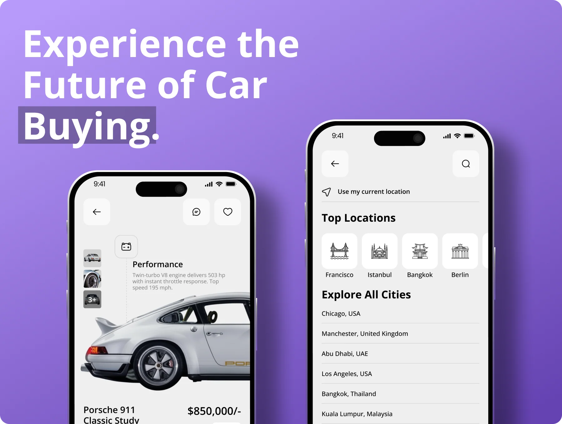 AutoAura | Car Marketplace App UI Kit for Figma* 4