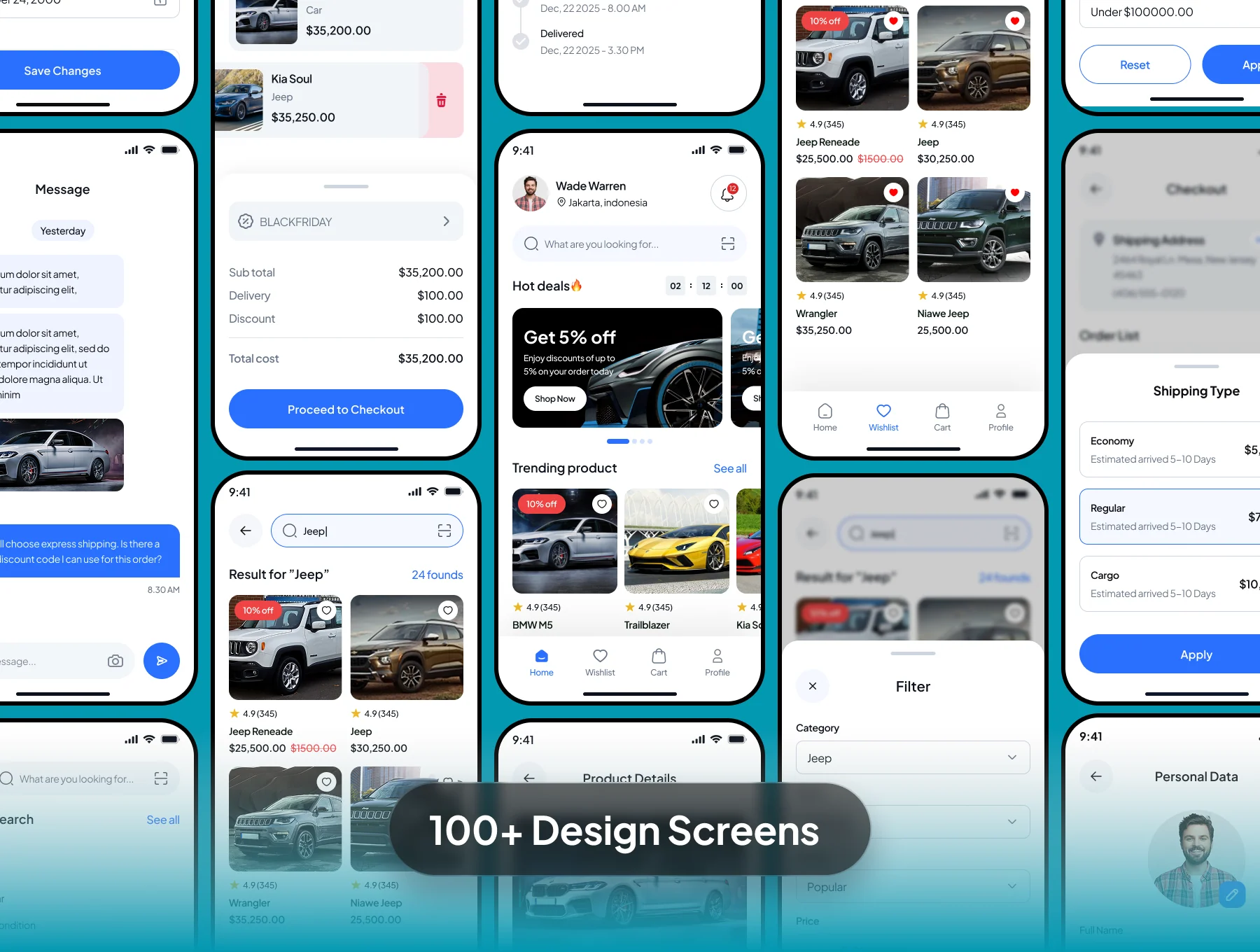 AutoHive Car Buy E-Commerce App Ui KIt 2