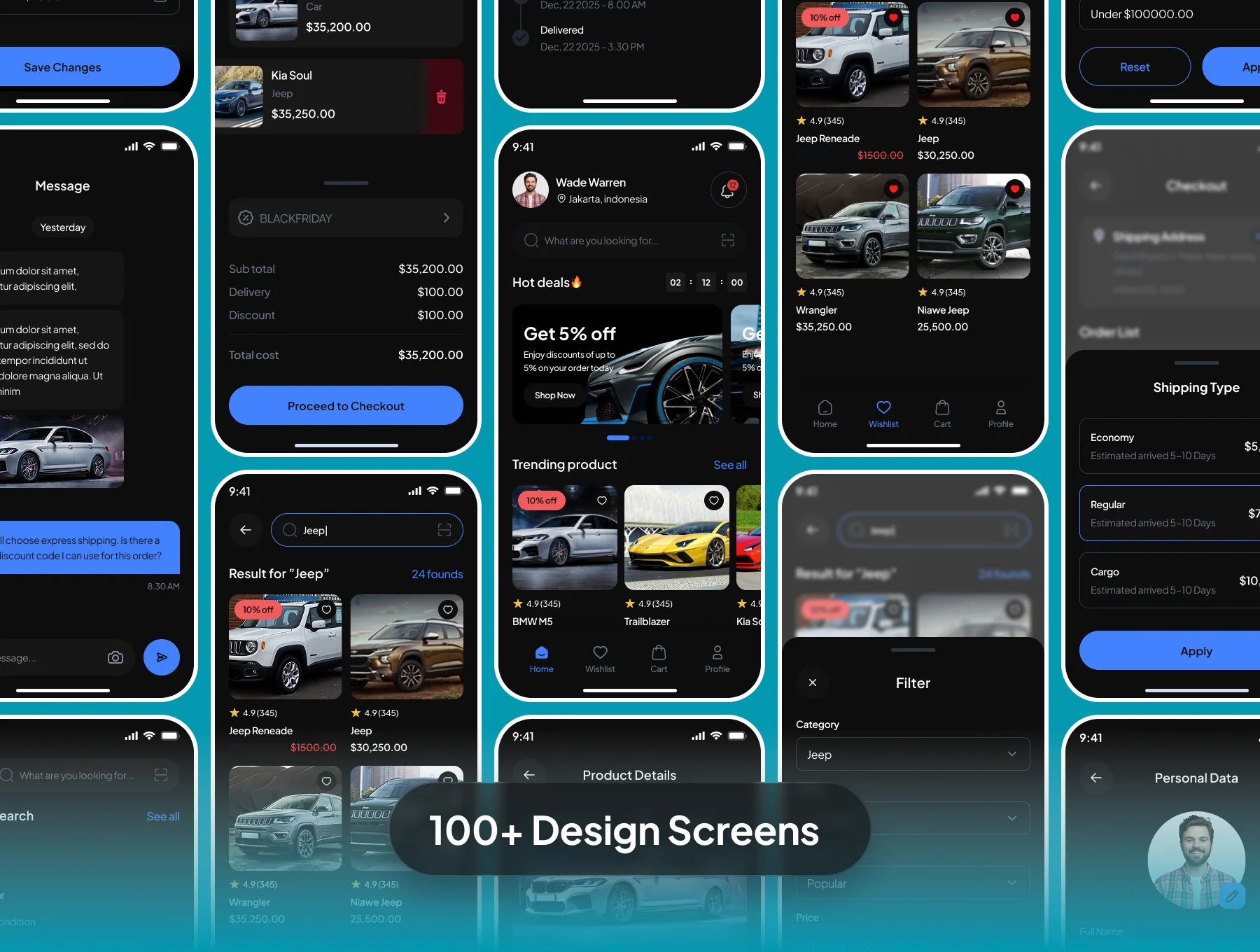 AutoHive Car Buy E-Commerce App Ui KIt 3